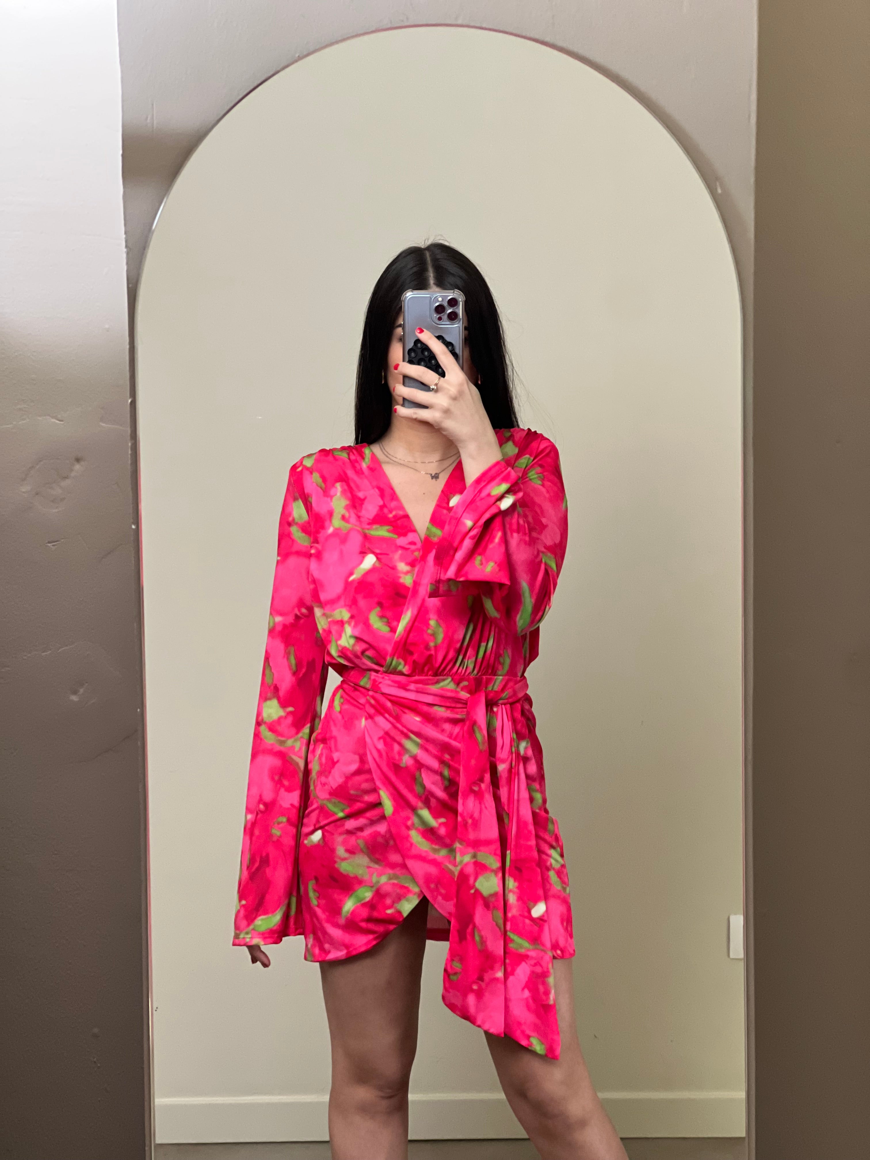 Mini dress / blusa incrocio