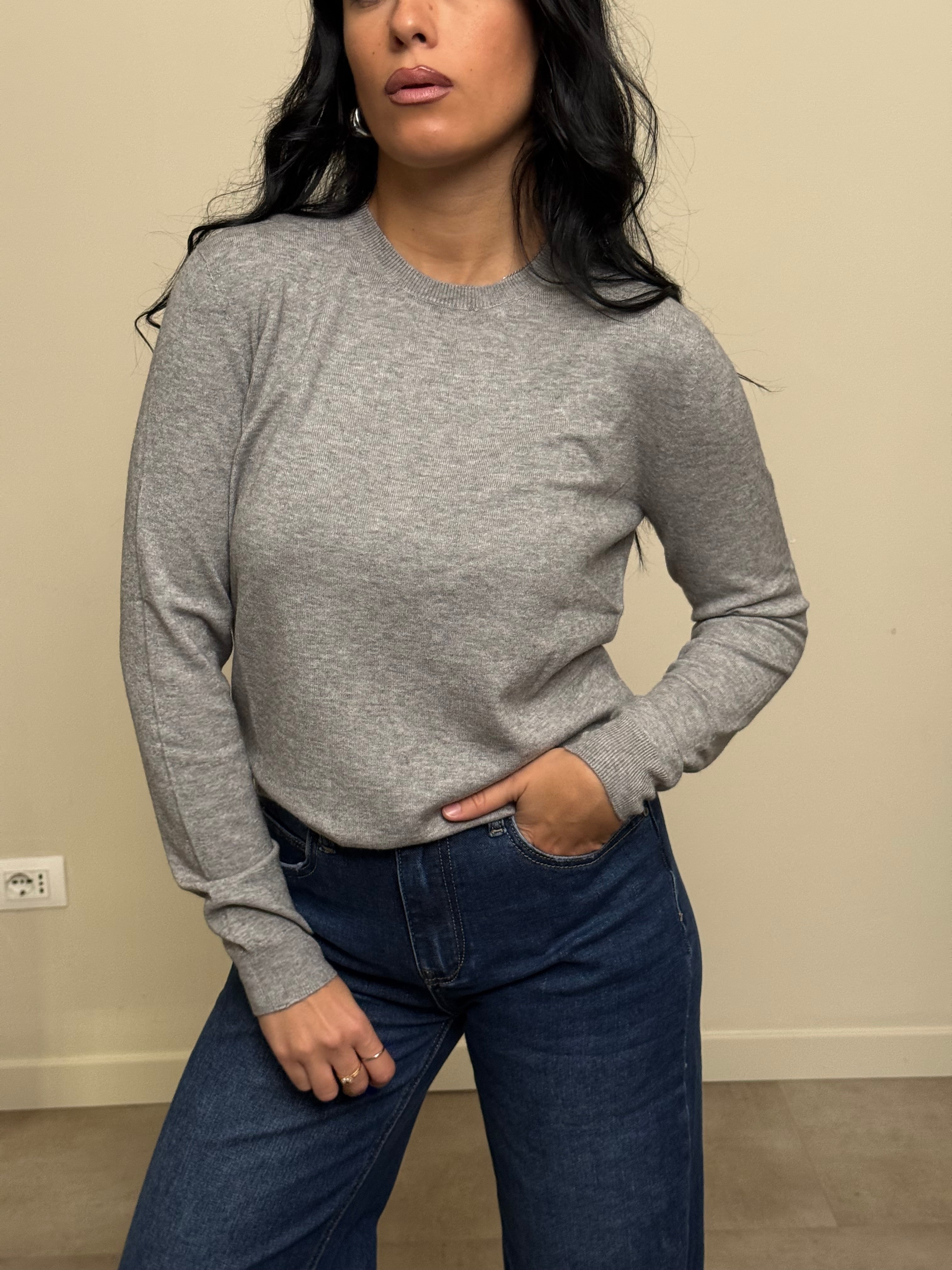 Maglia angora e lana