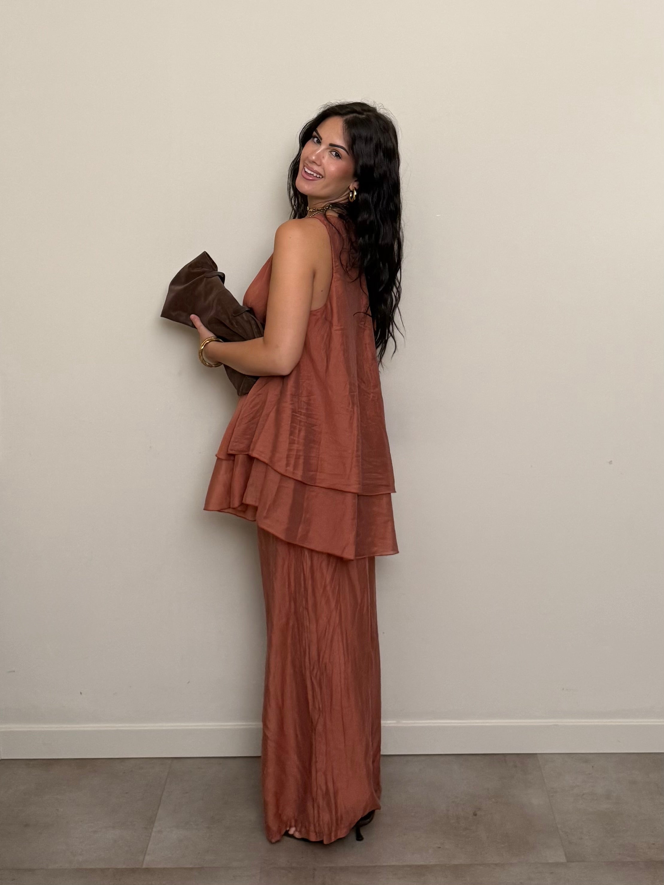 Coordinato Ilary ruggine