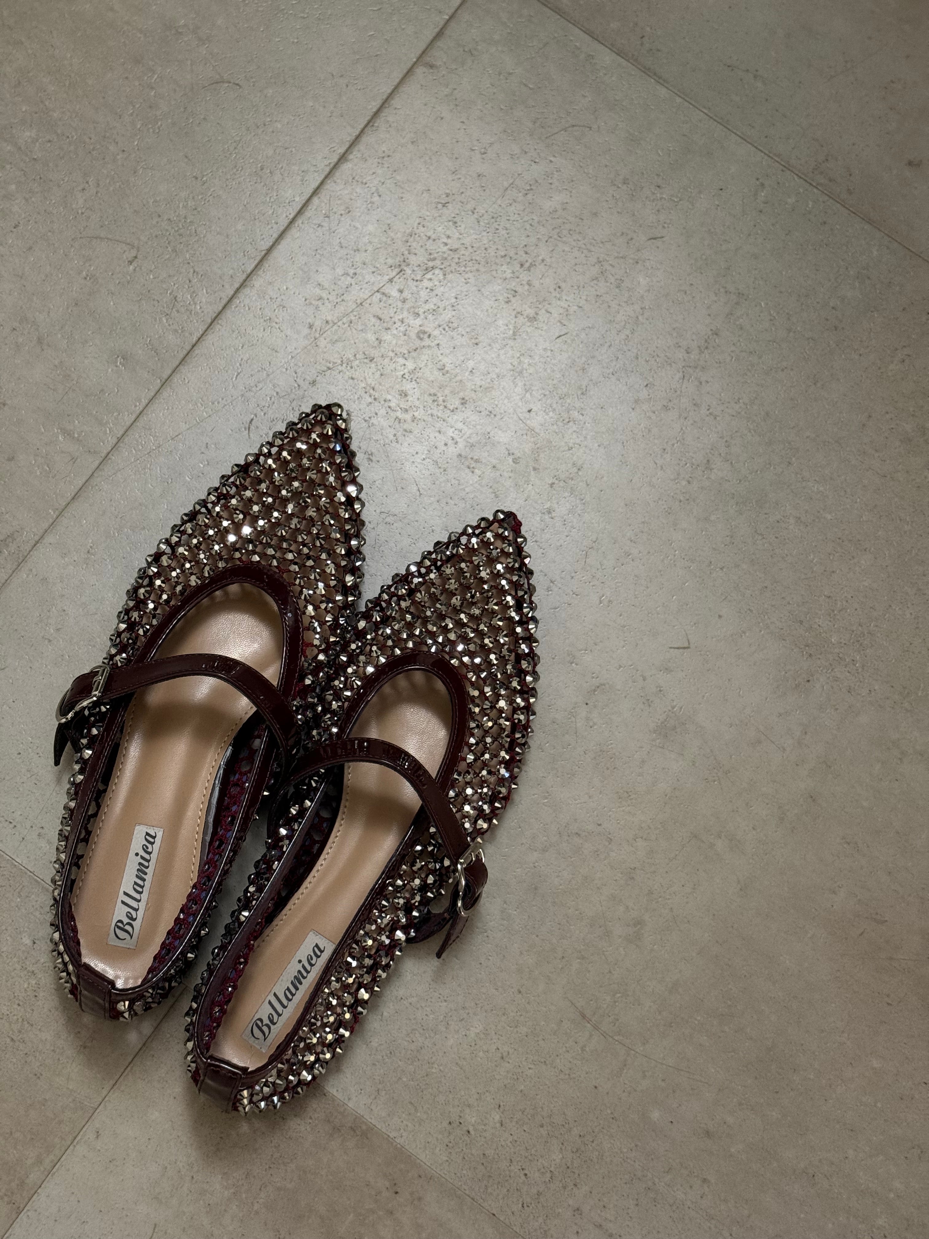 Ballerina glitter bordeaux