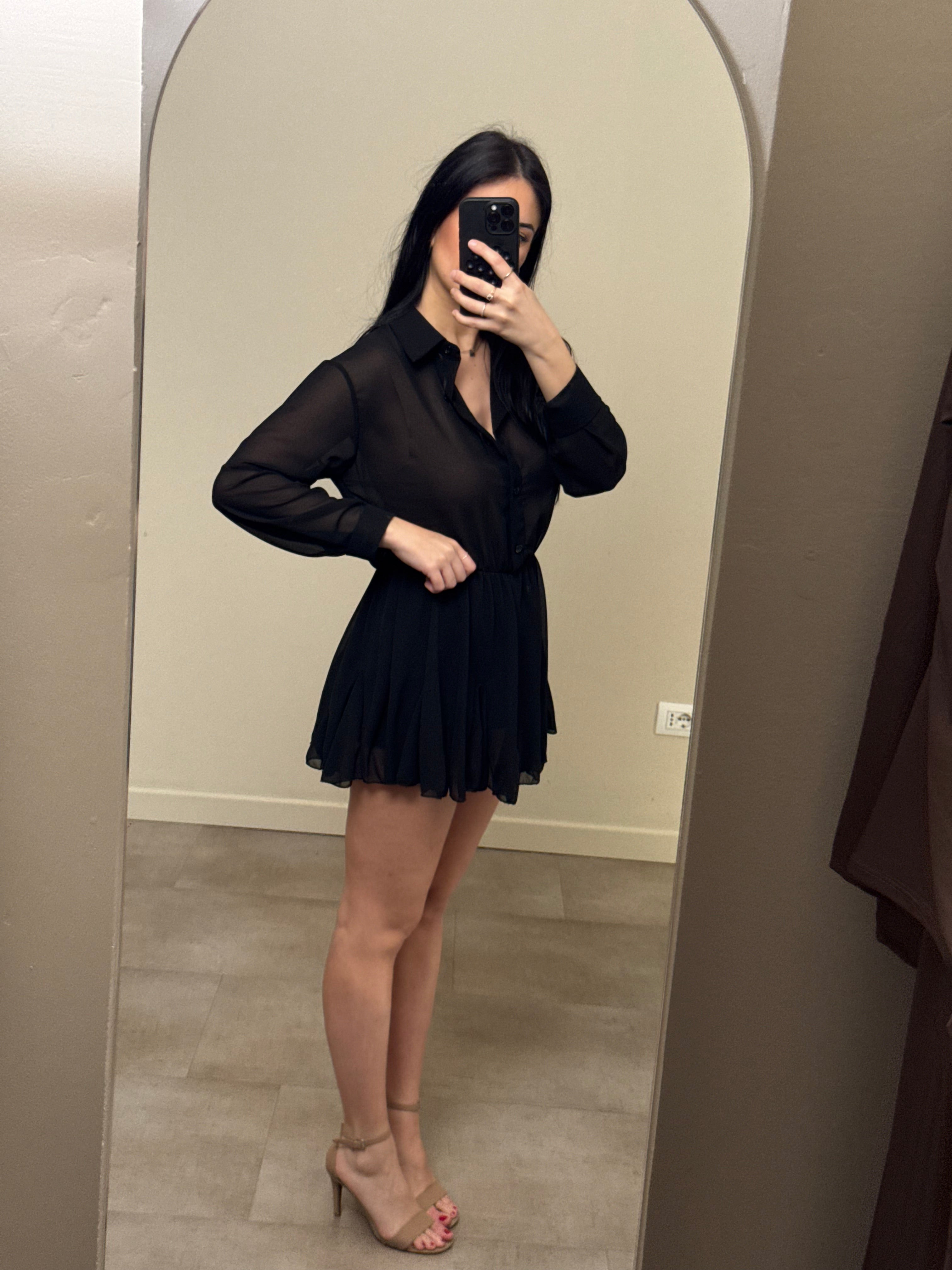 Mini dress Venere nero