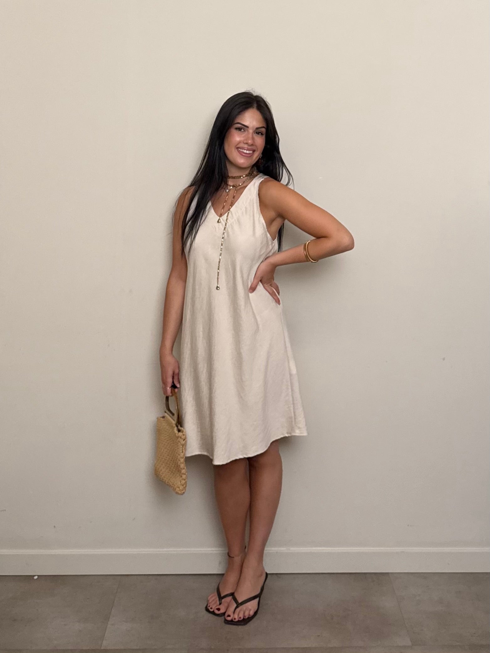 Vestito Emily panna