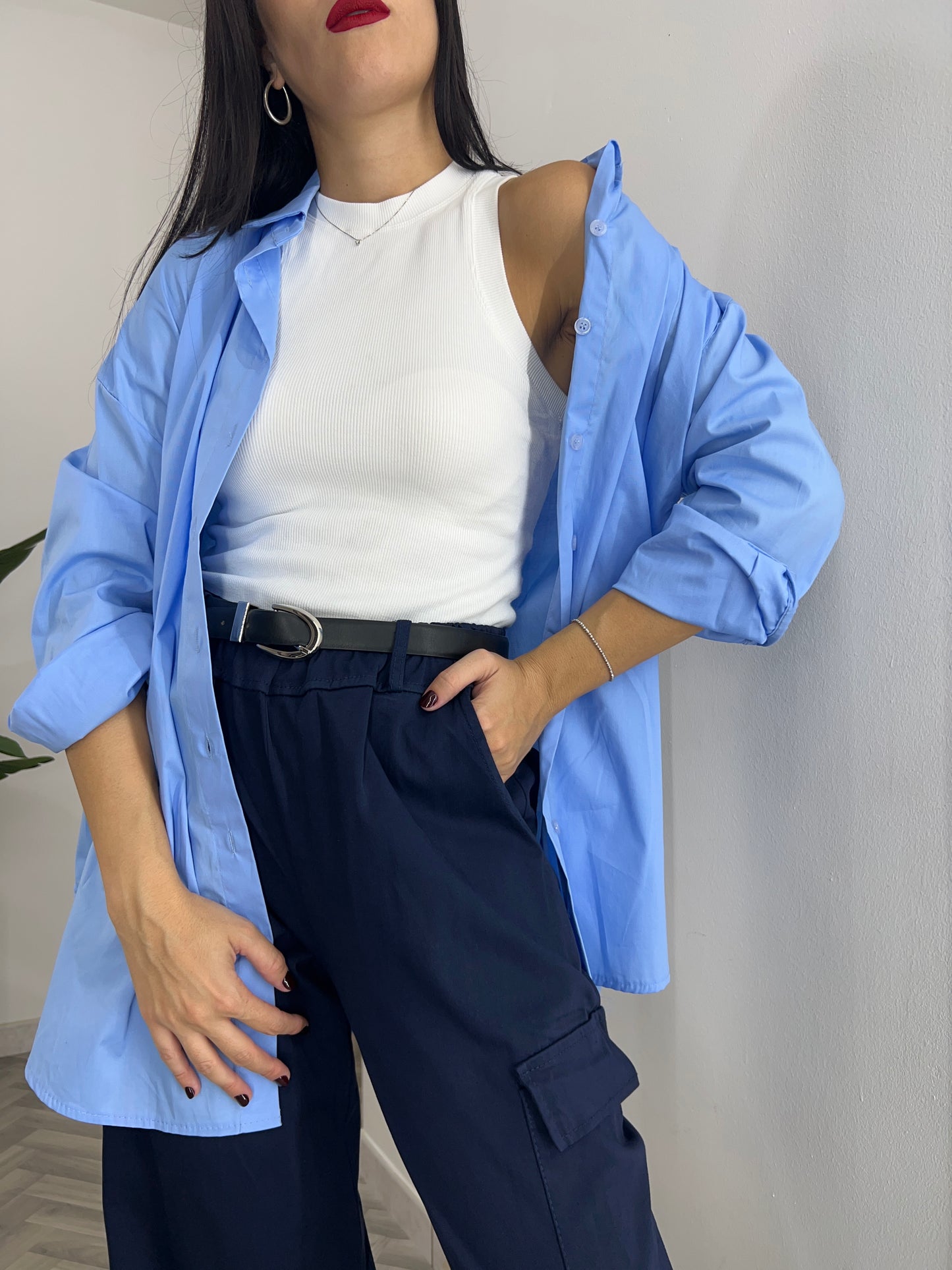 Camicia 100% cotone