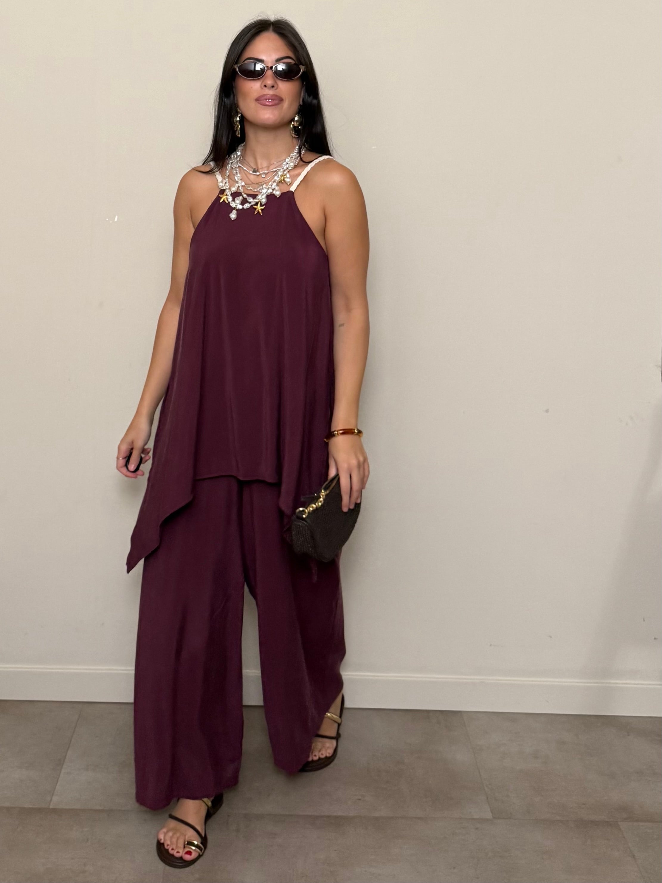 Jumpsuit bordeaux