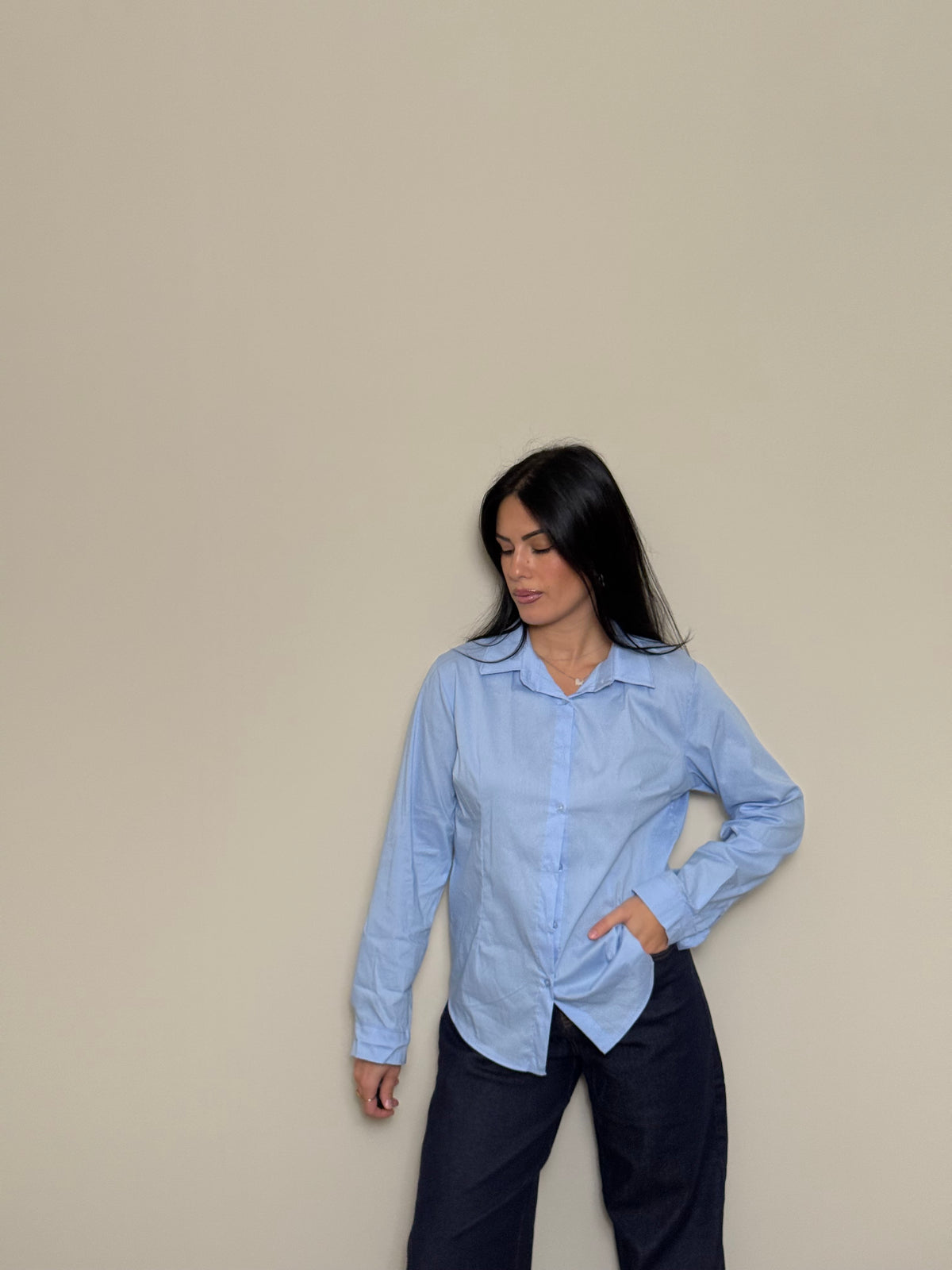Camicia azzurra regular fit