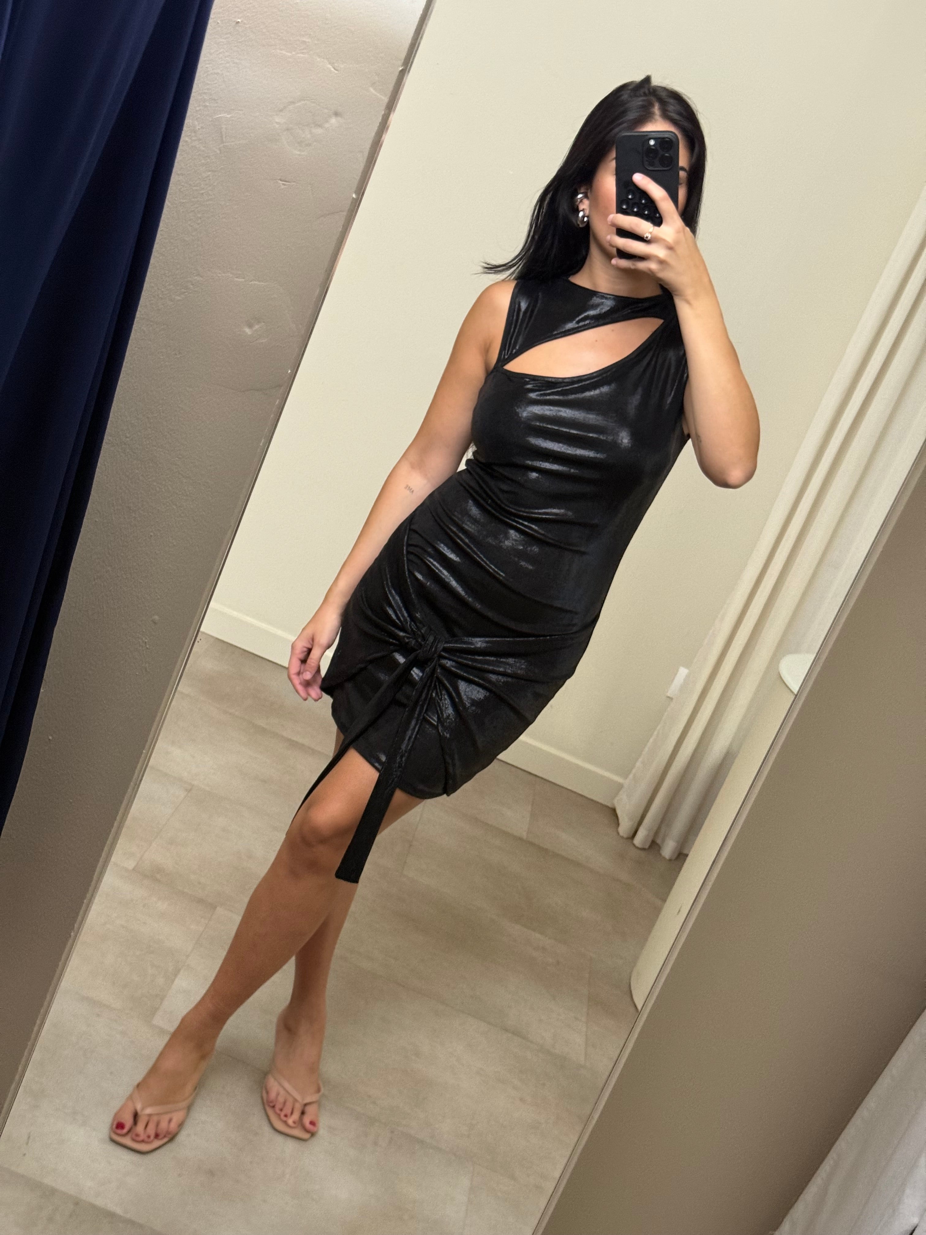 Mini dress olografico