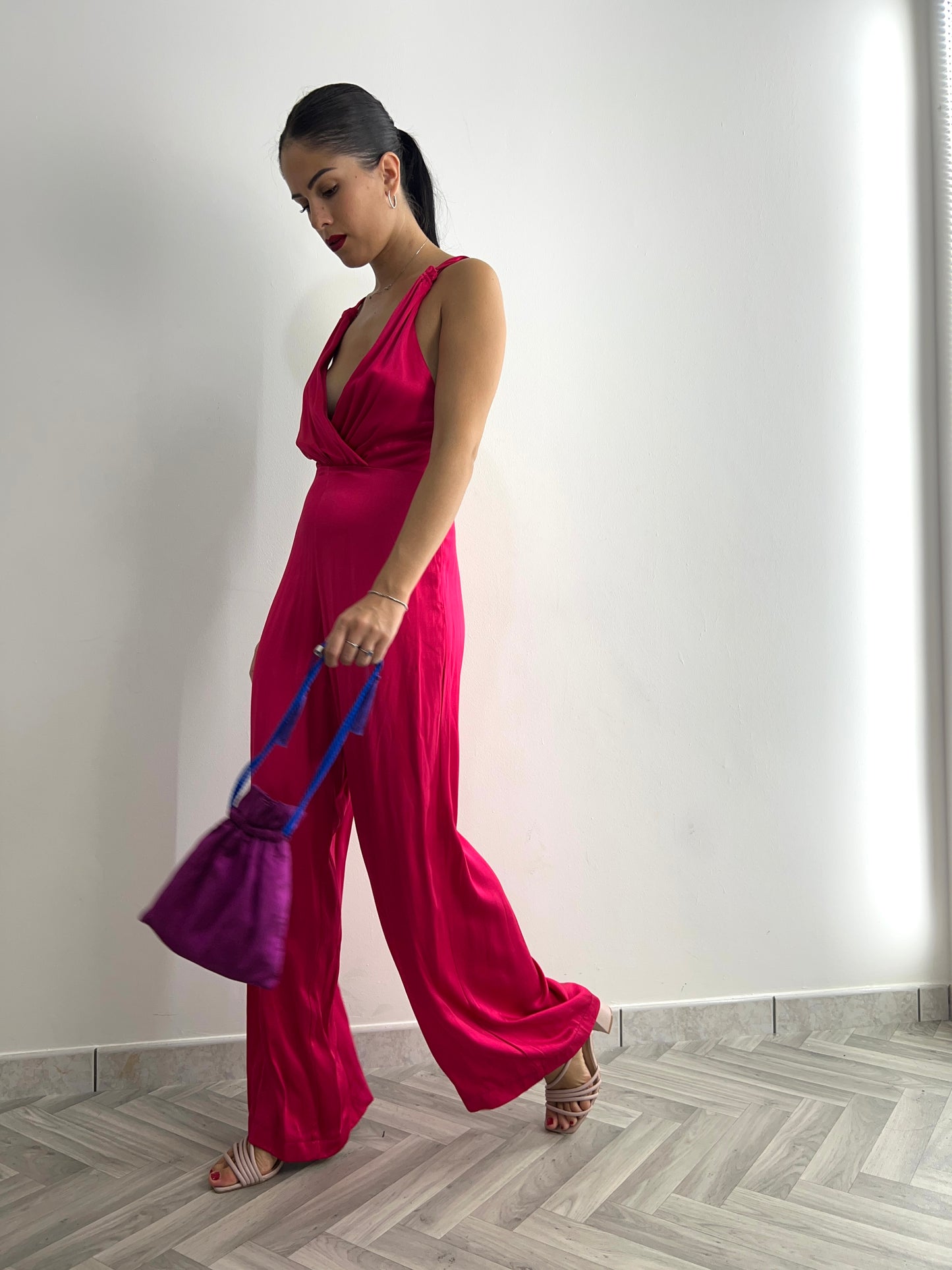 Jumpsuit fucsia
