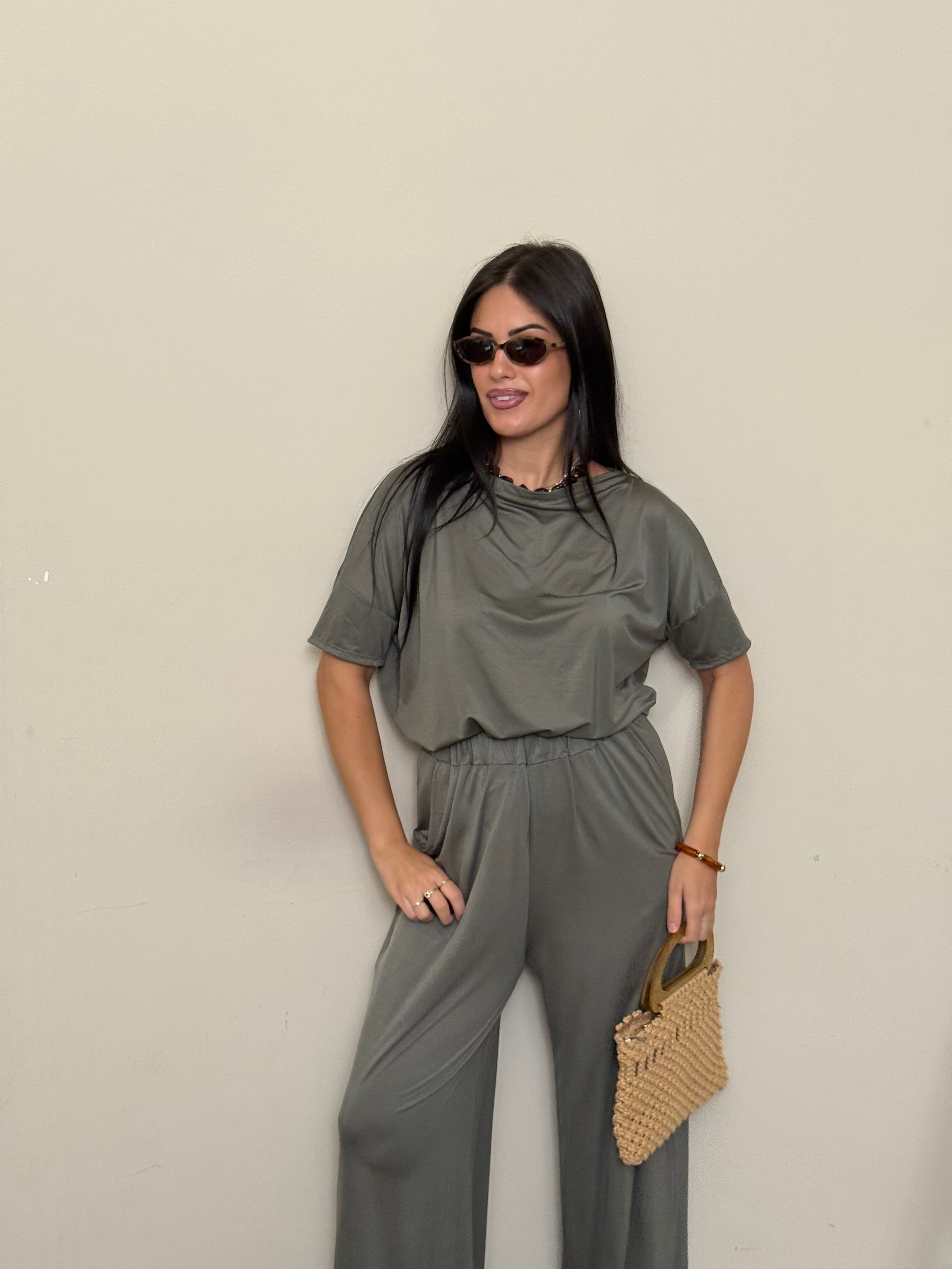 Coordinato verde soft