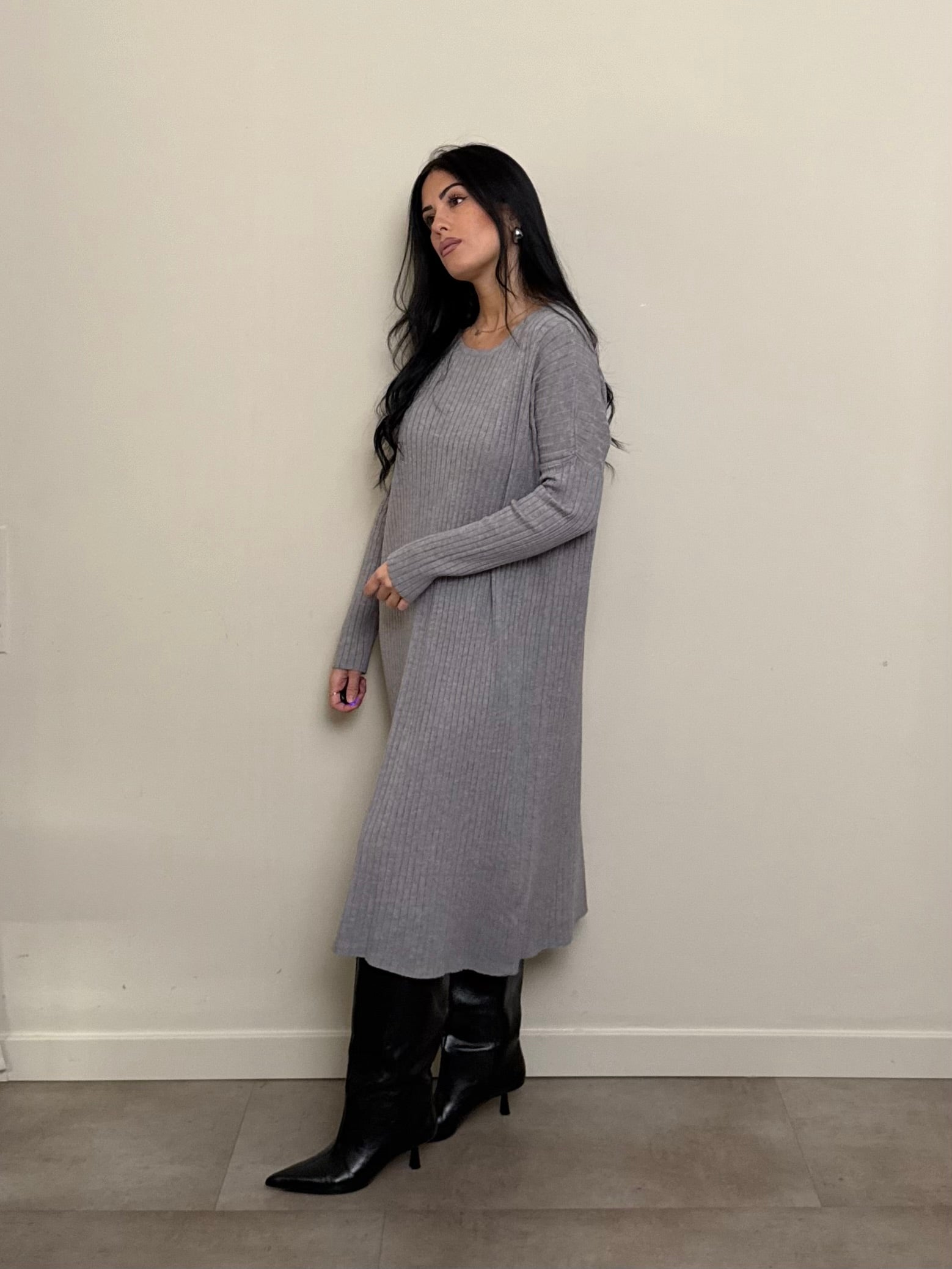 Abito costine morbido