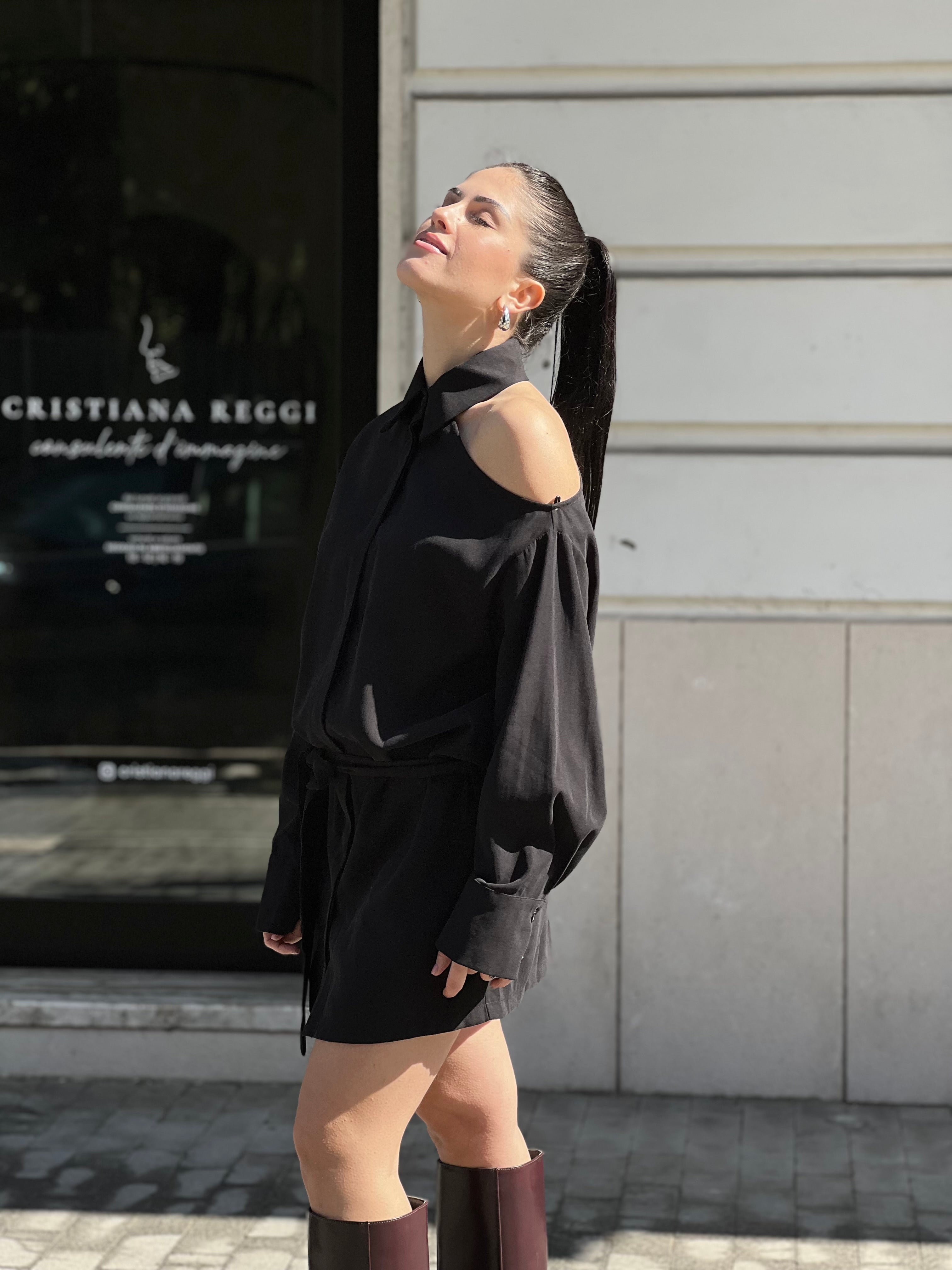 Abito camicia cut Lumina