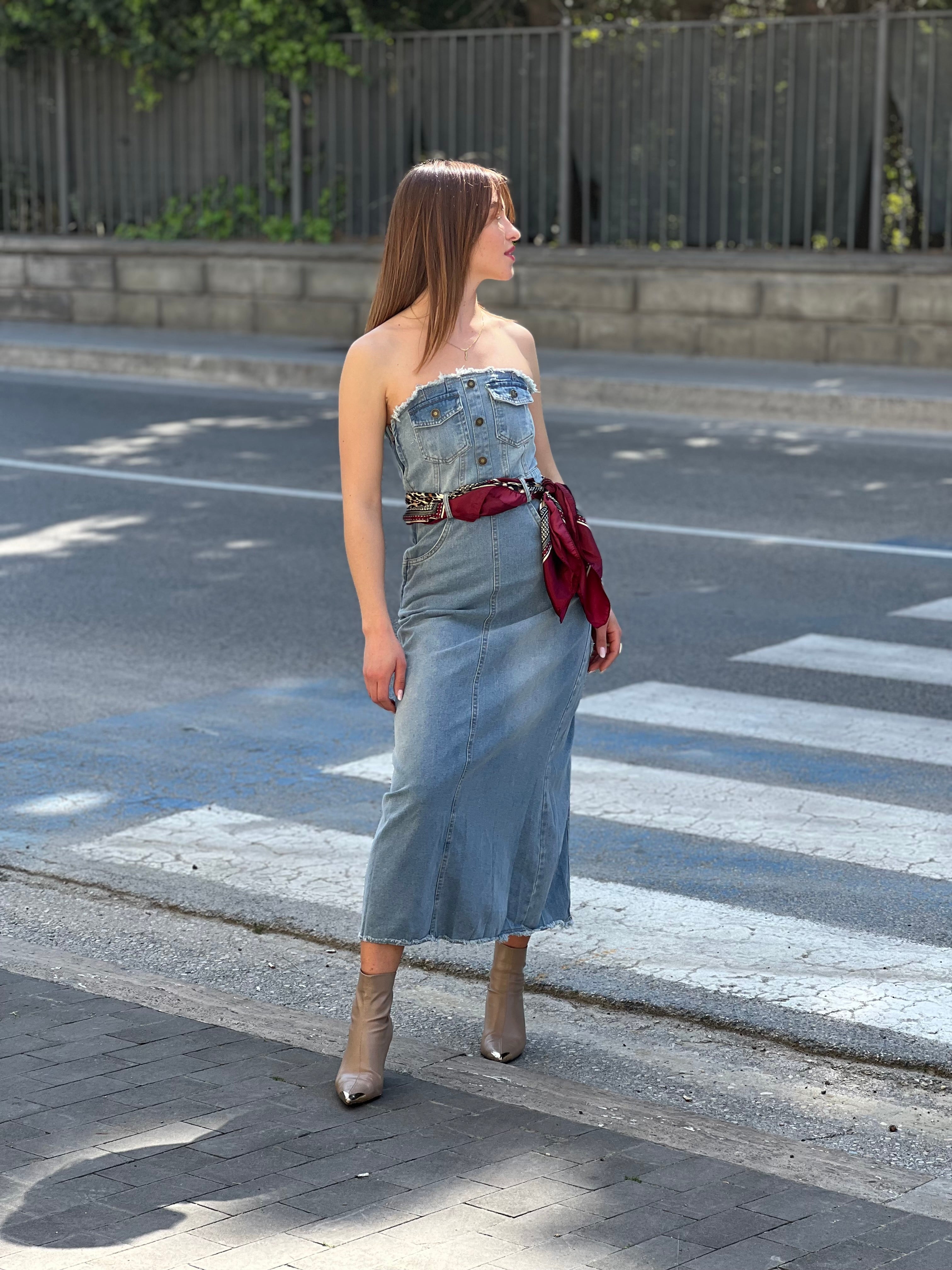 Dress tubino jeans