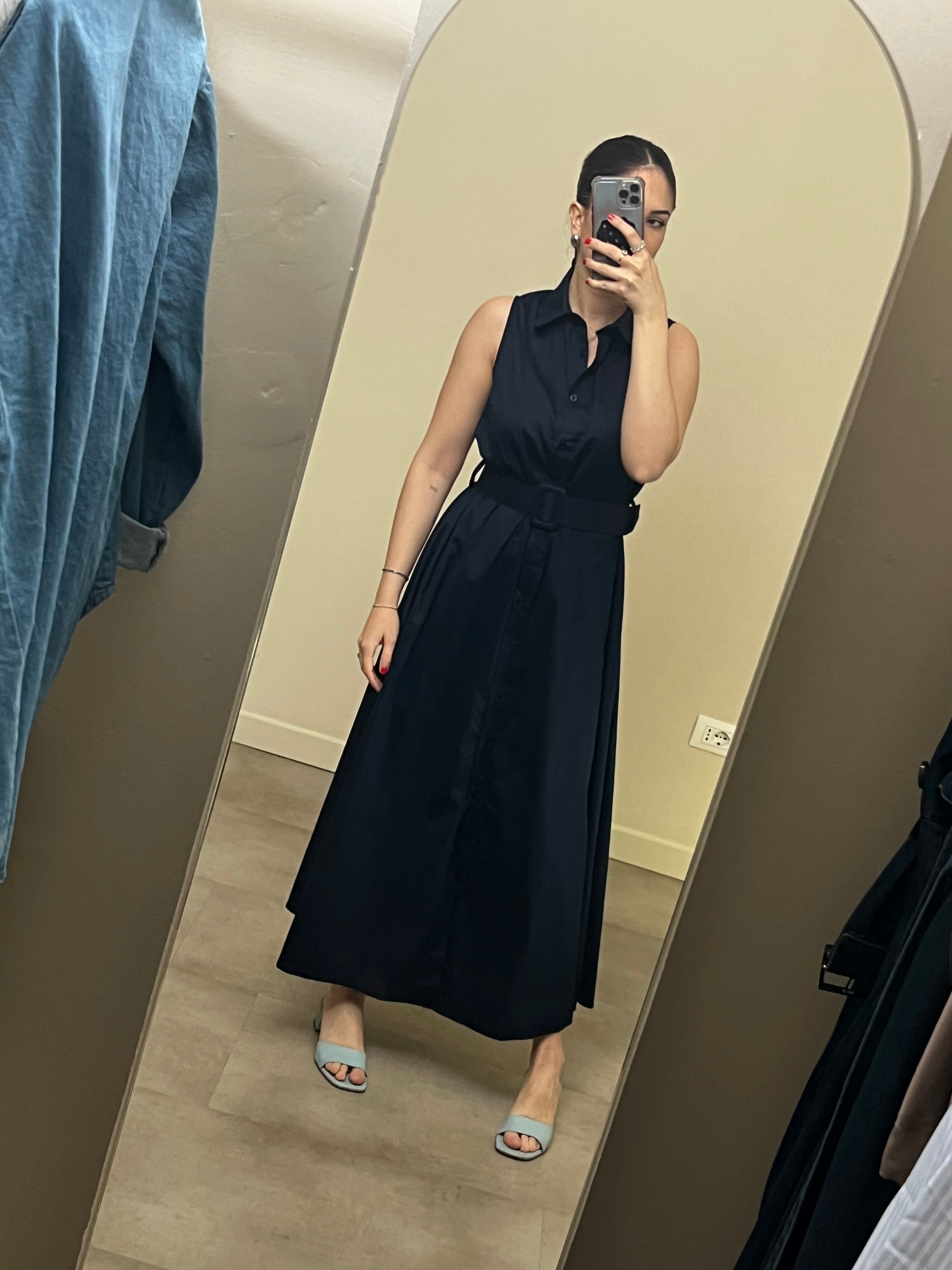 Vestito lungo cotone