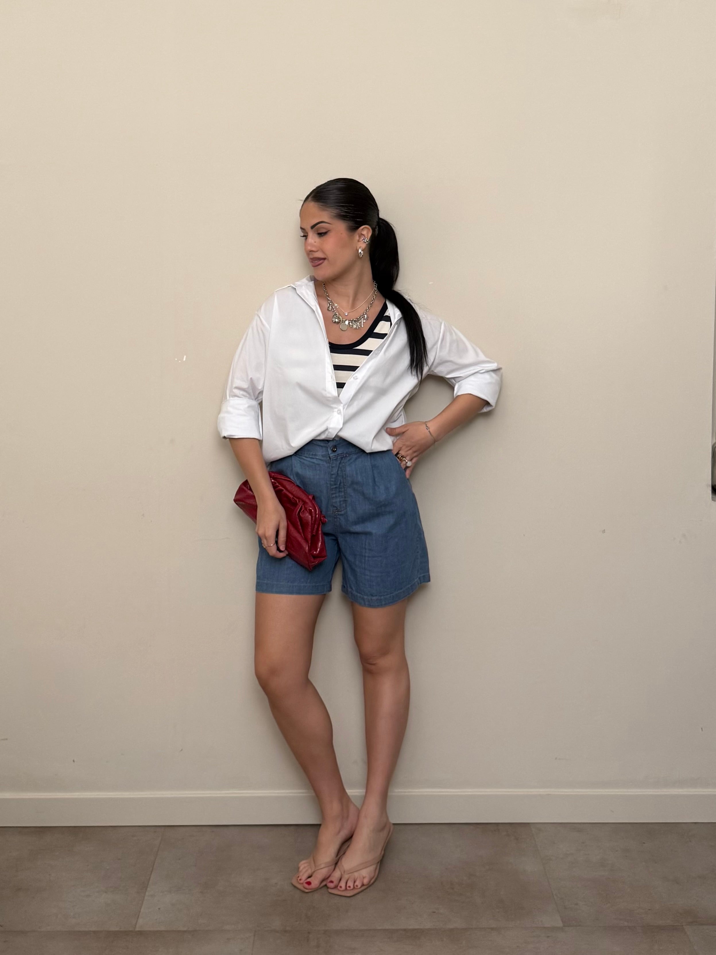Bermuda di jeans
