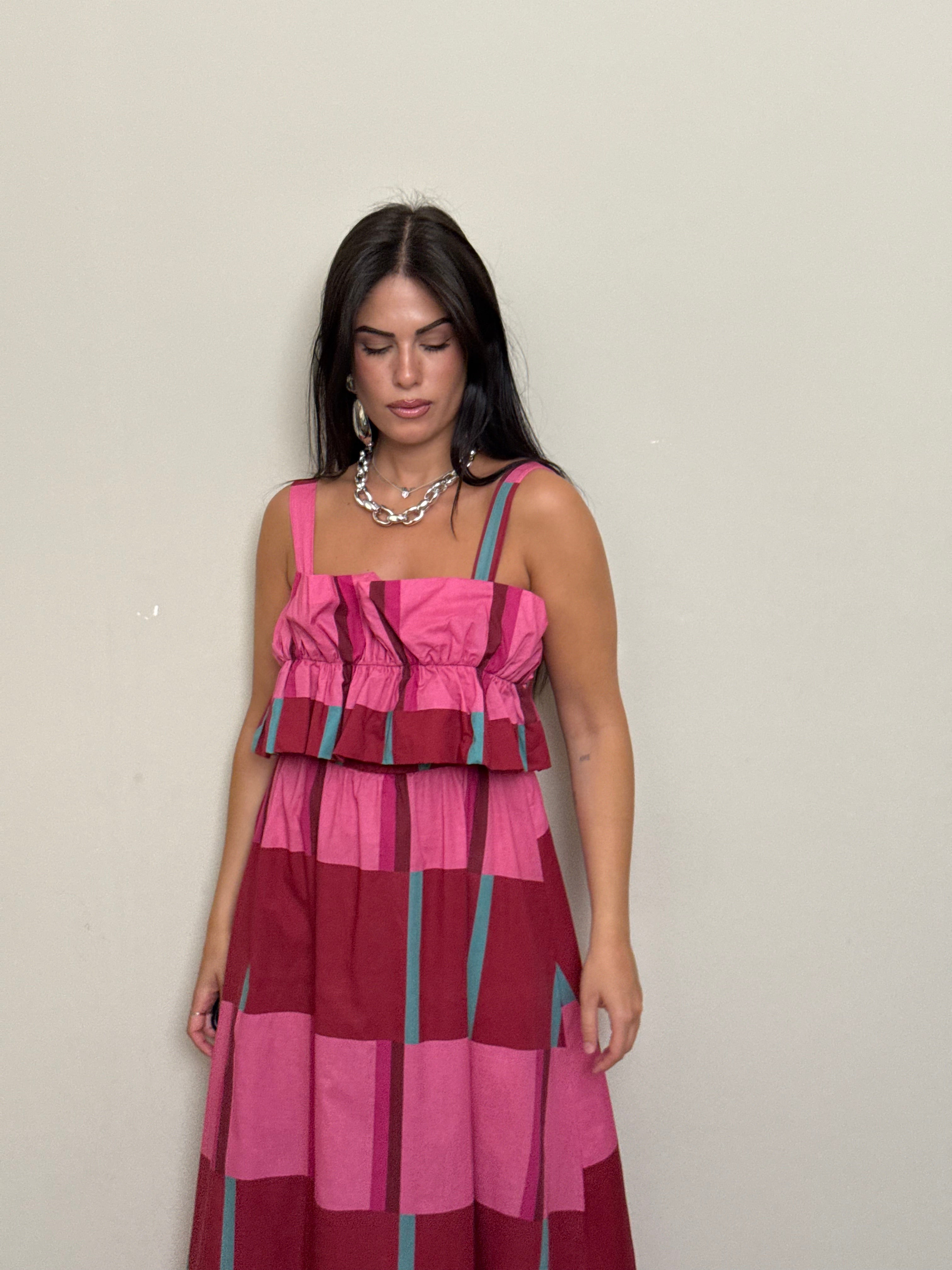 Abito fucsia