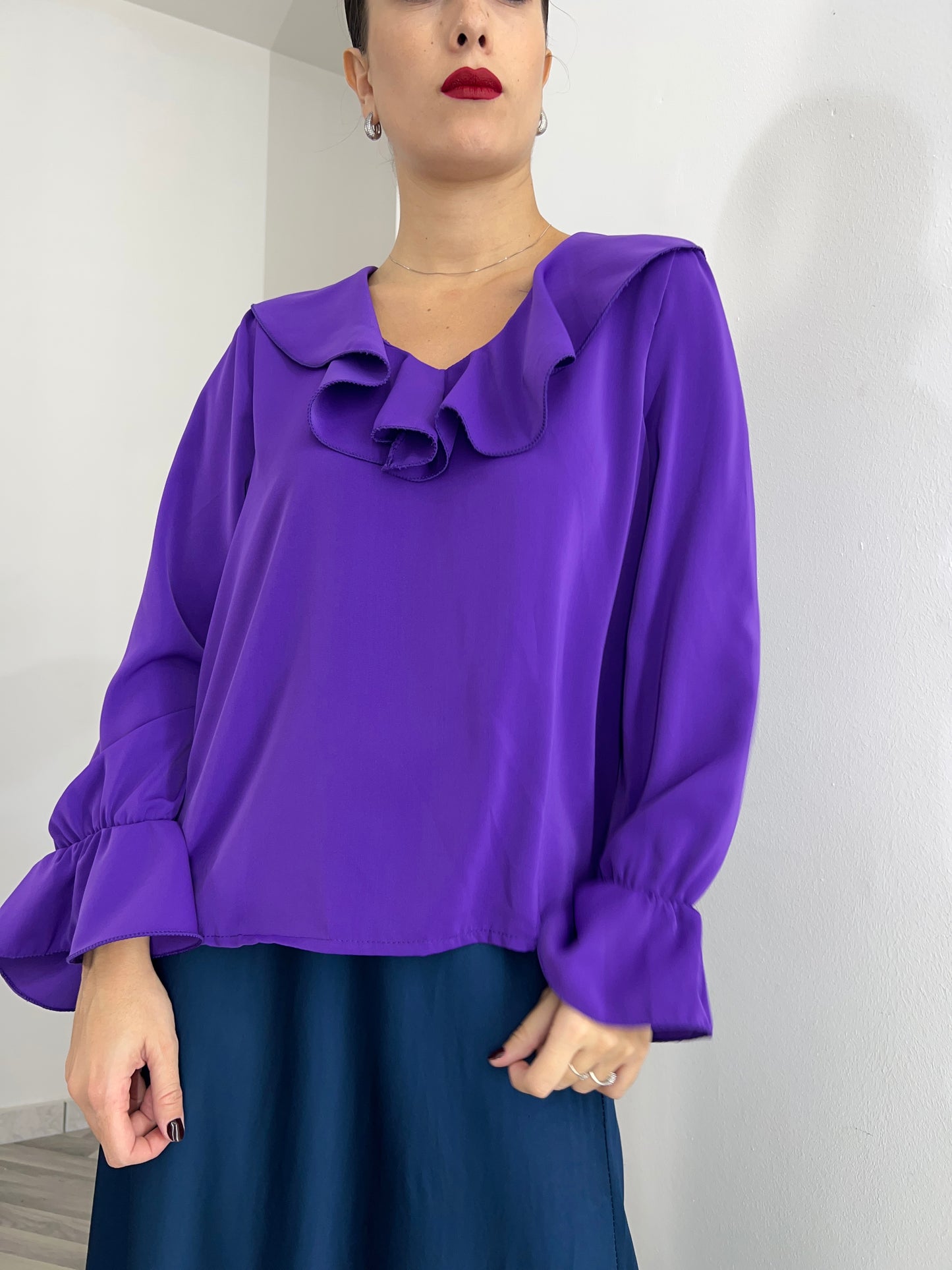 Blusa volants