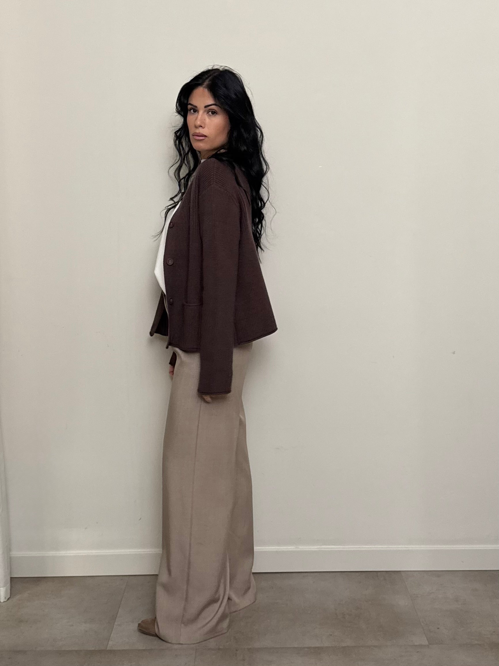 Cardigan bottoni