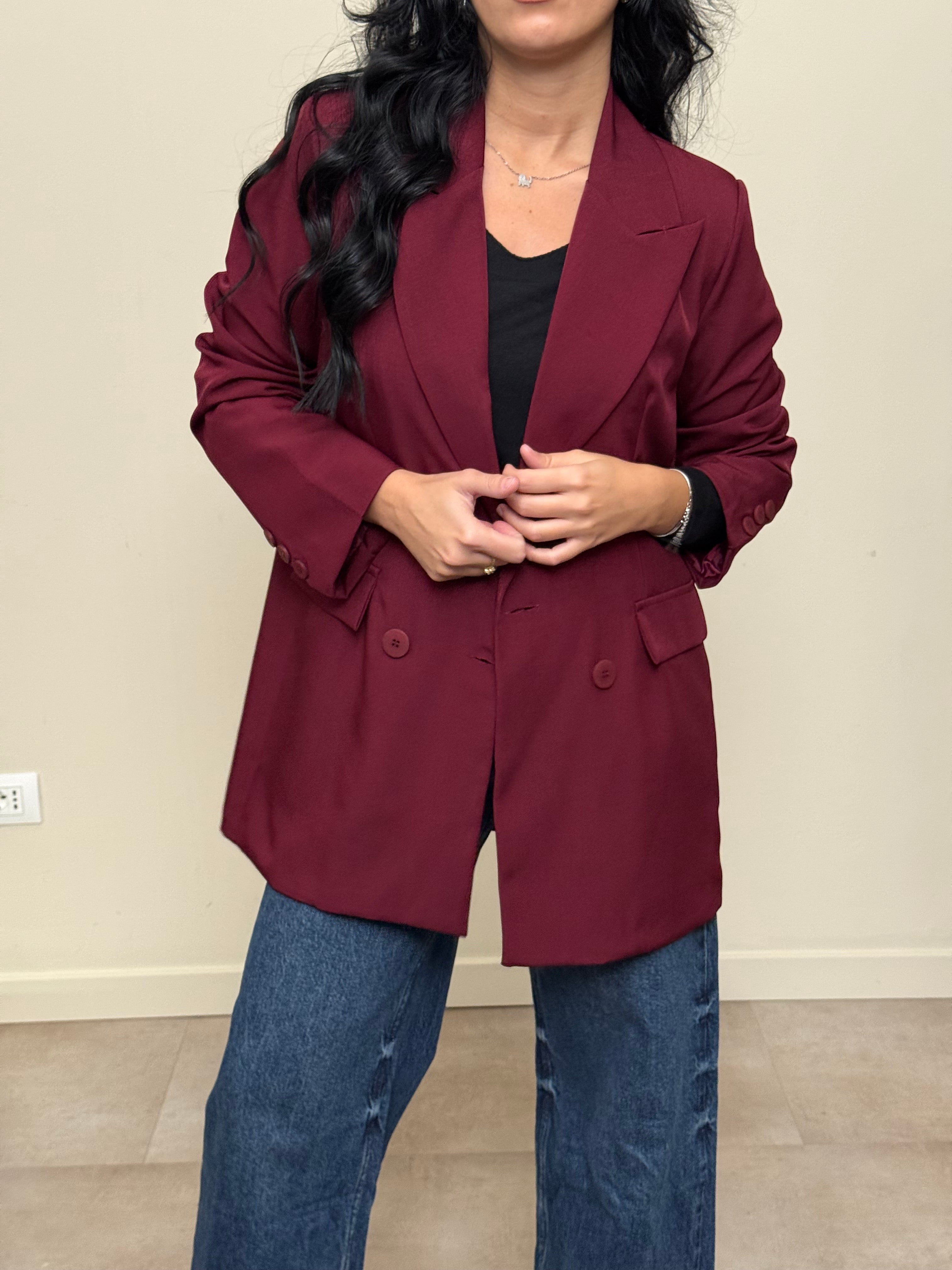 Blazer basic bottoni