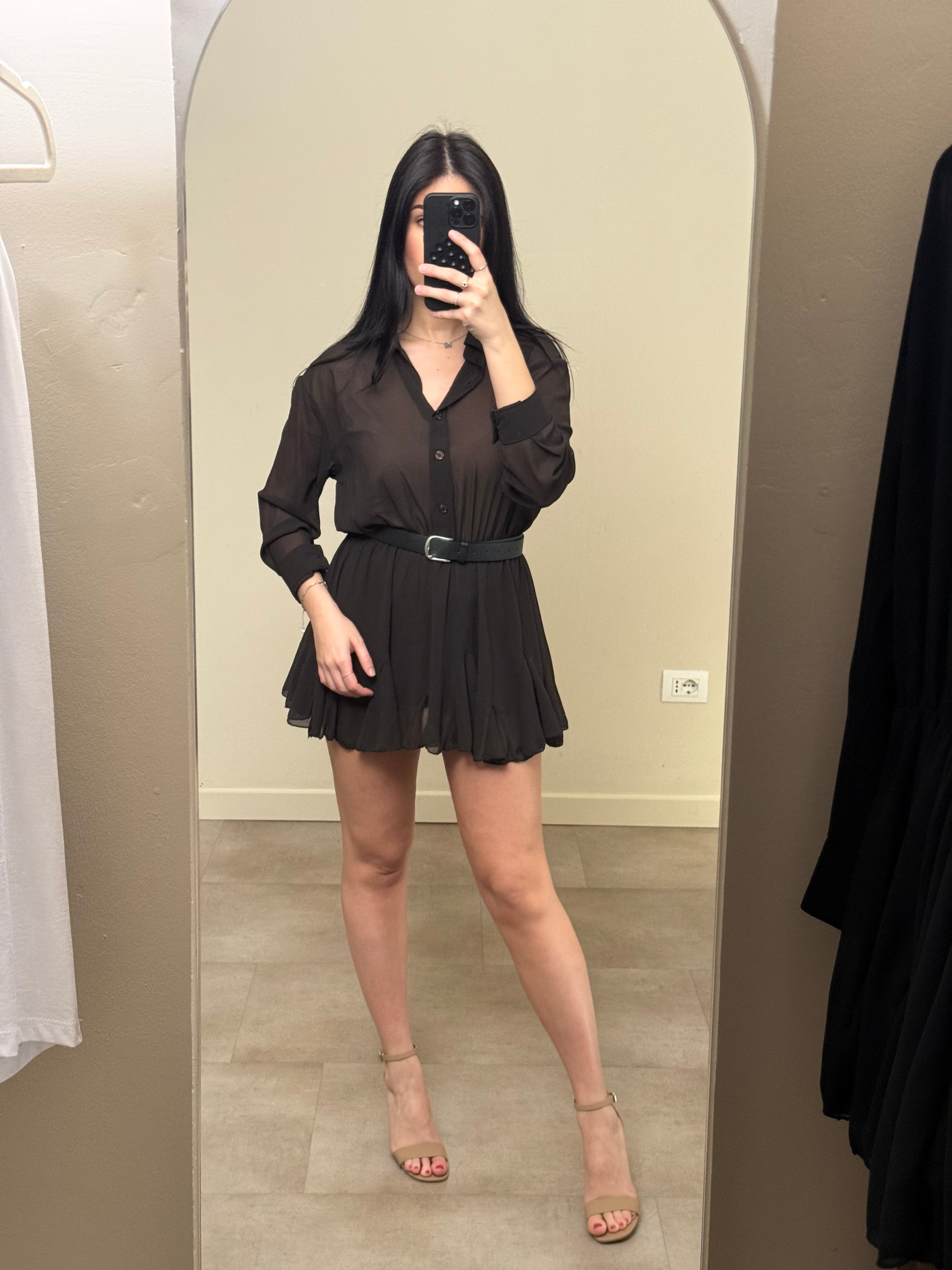 Mini dress Venere marrone freddo