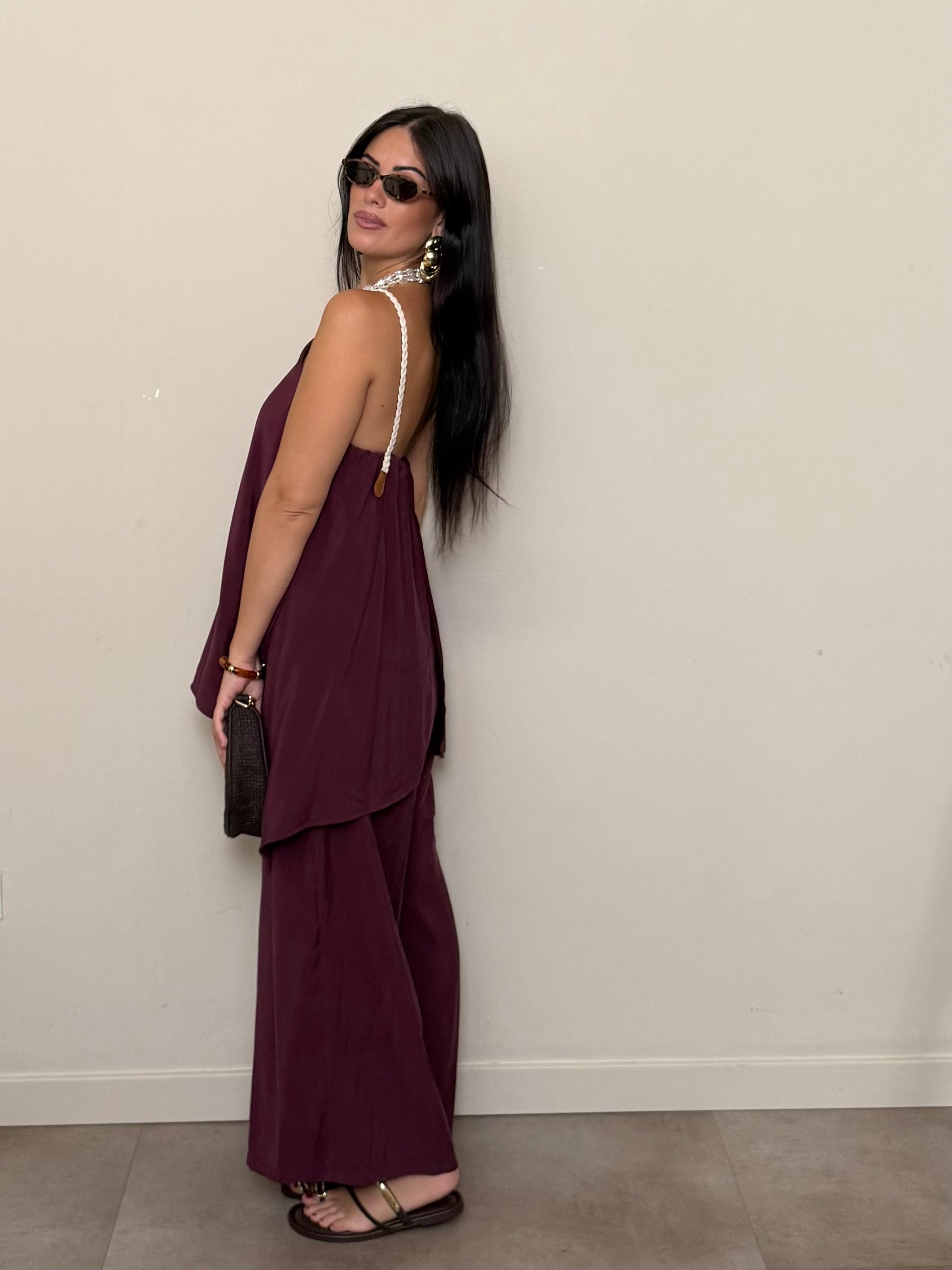 Jumpsuit bordeaux