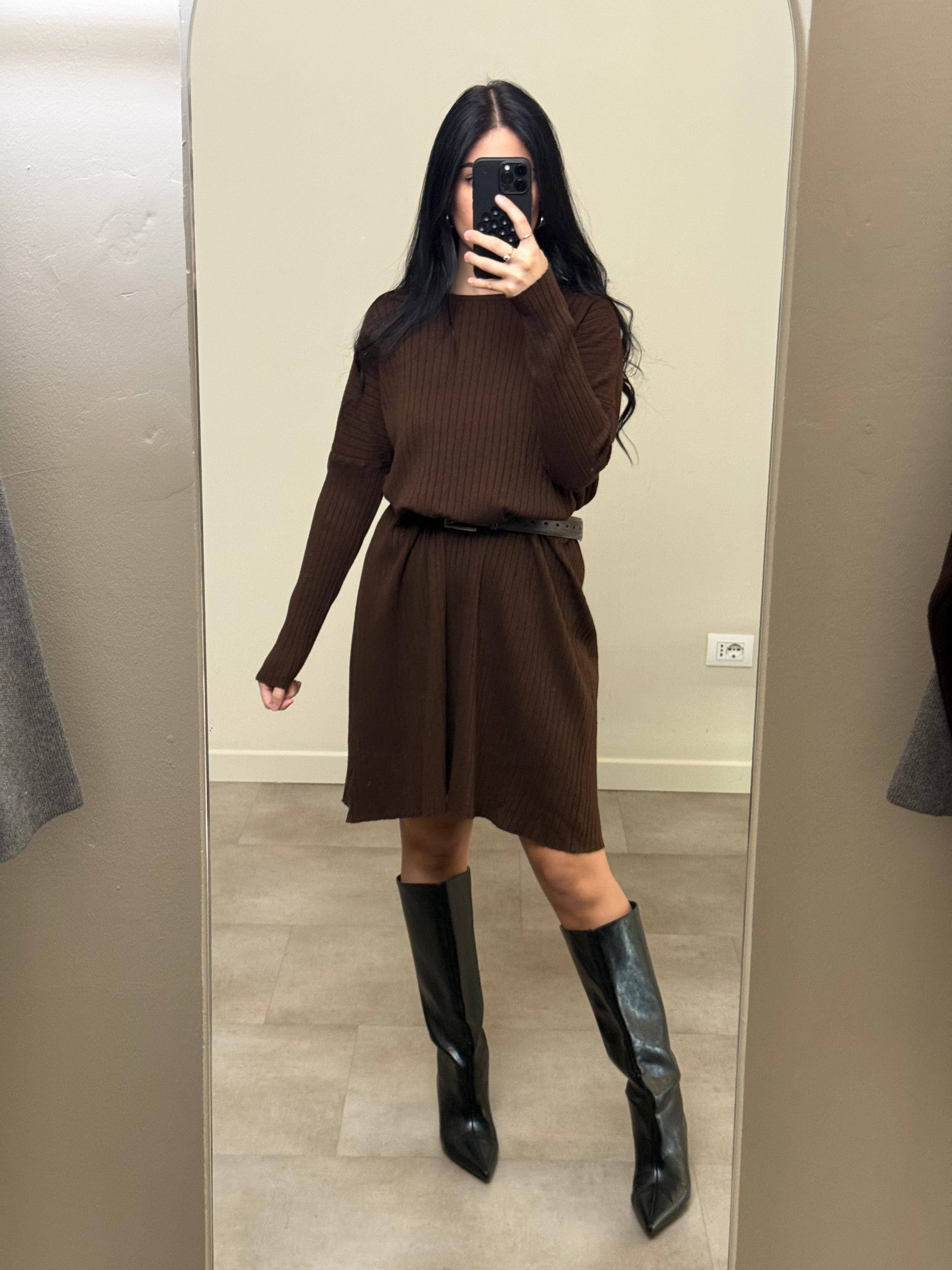 Abito costine morbido