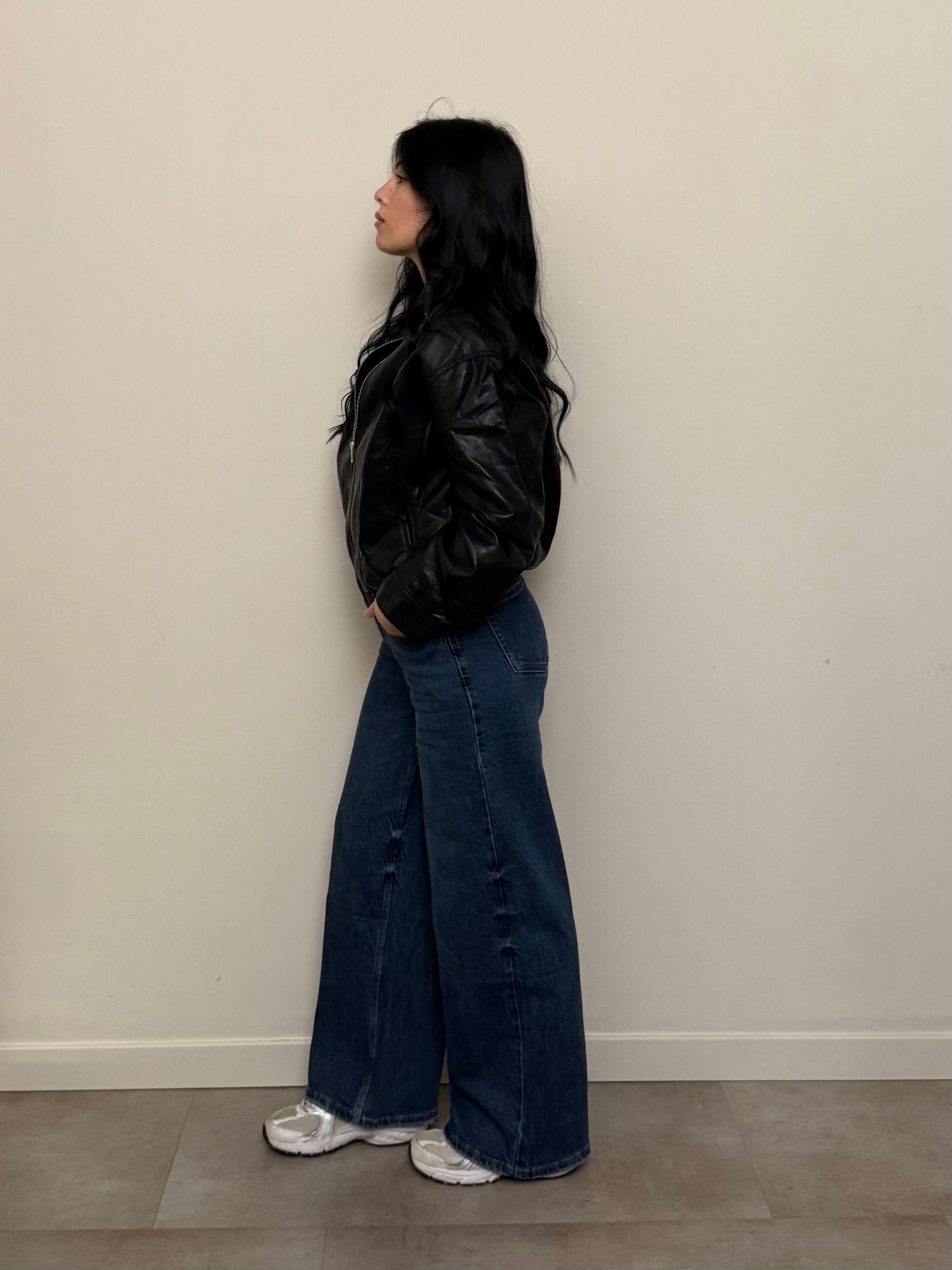 Jeans palazzo cotone