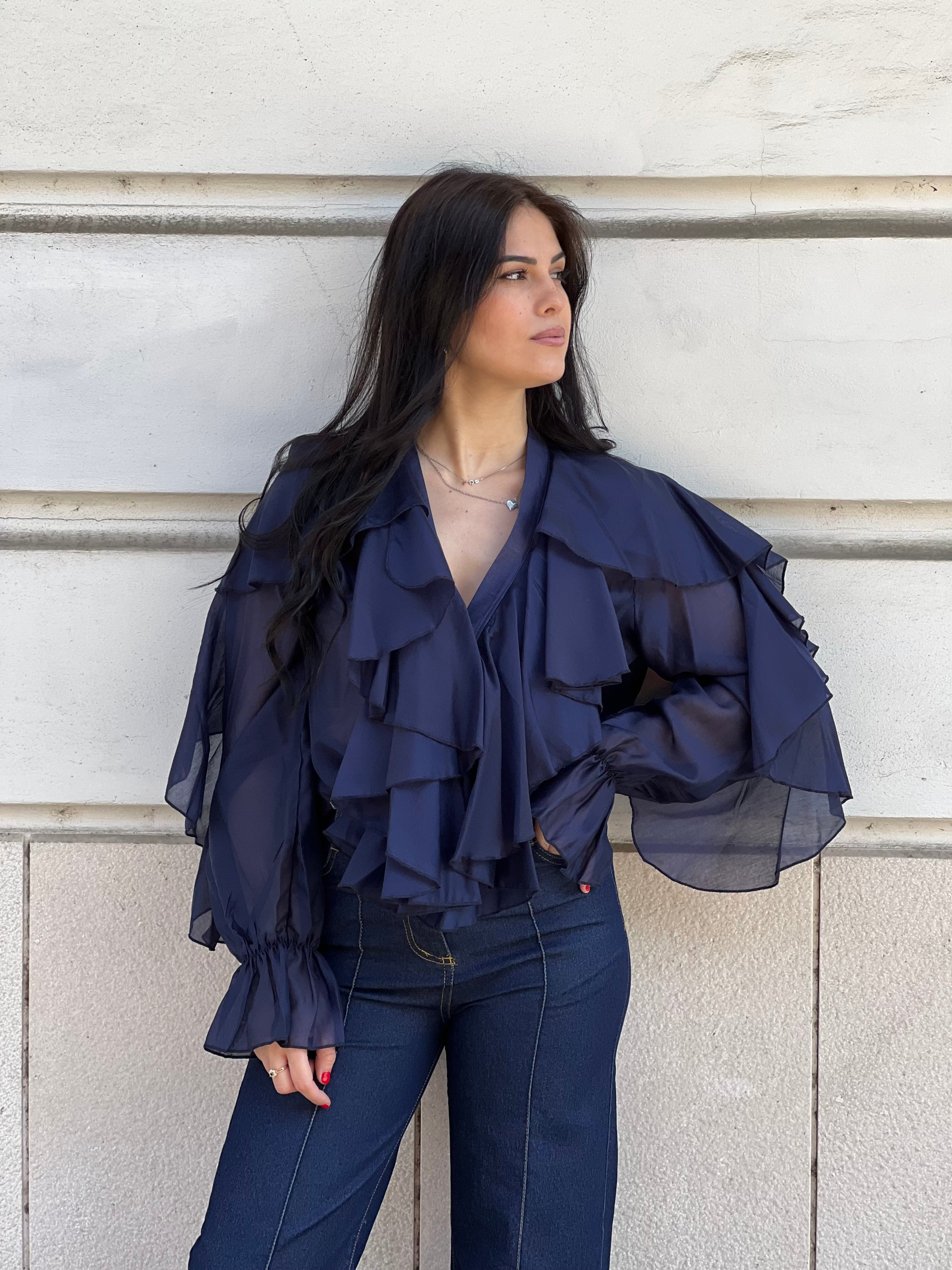 Camicia volants