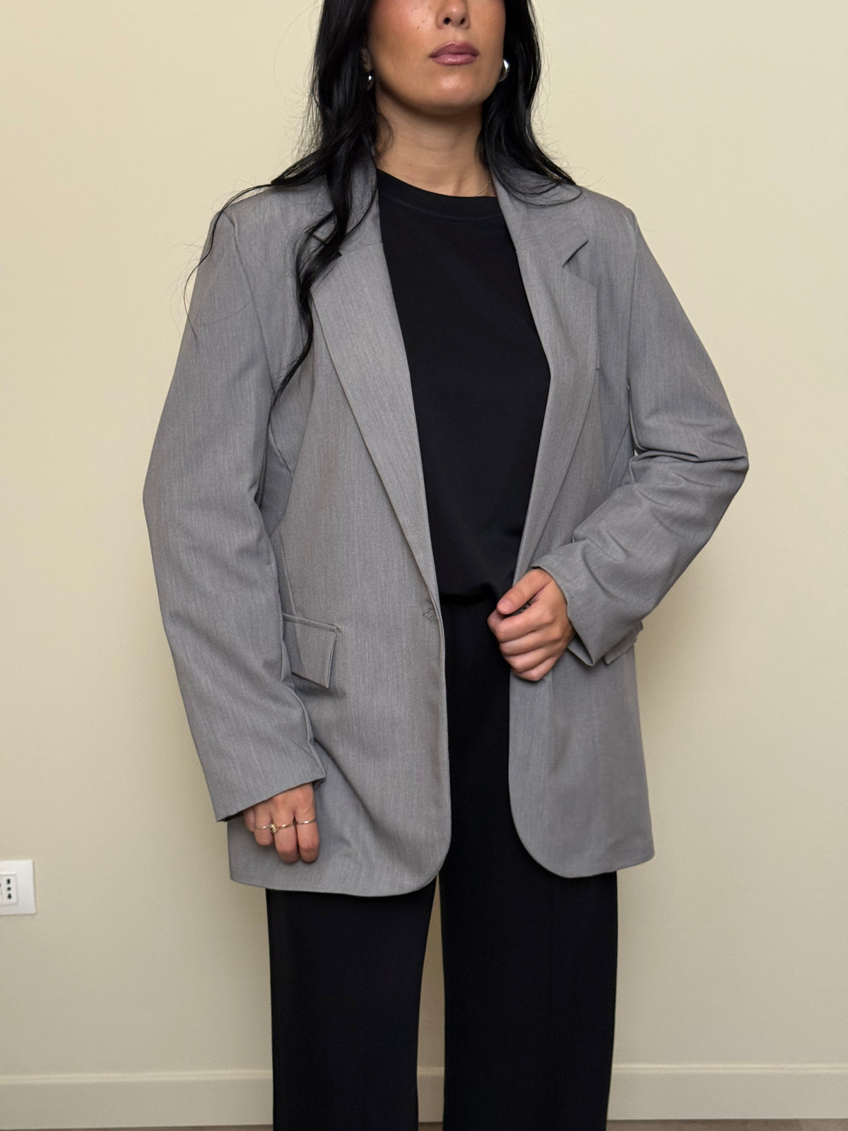Blazer over grigio
