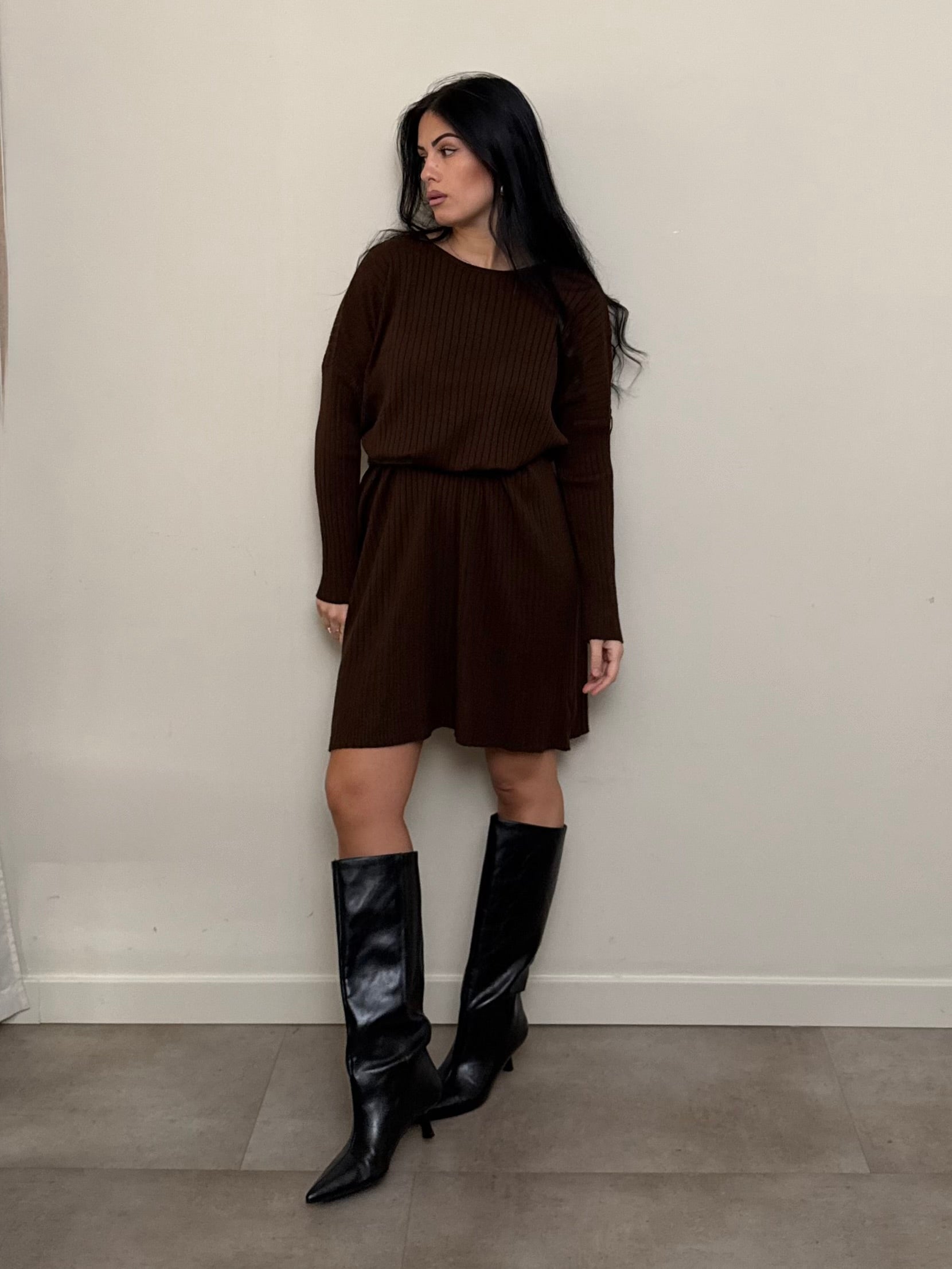 Abito costine morbido