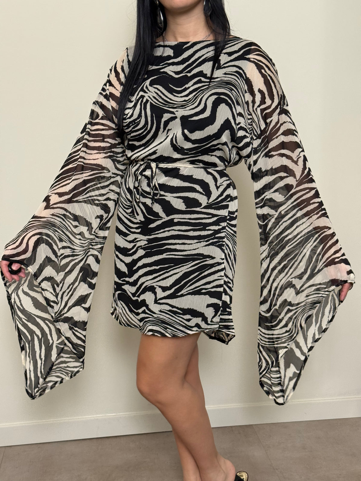 Mini dress Lumina zebrato