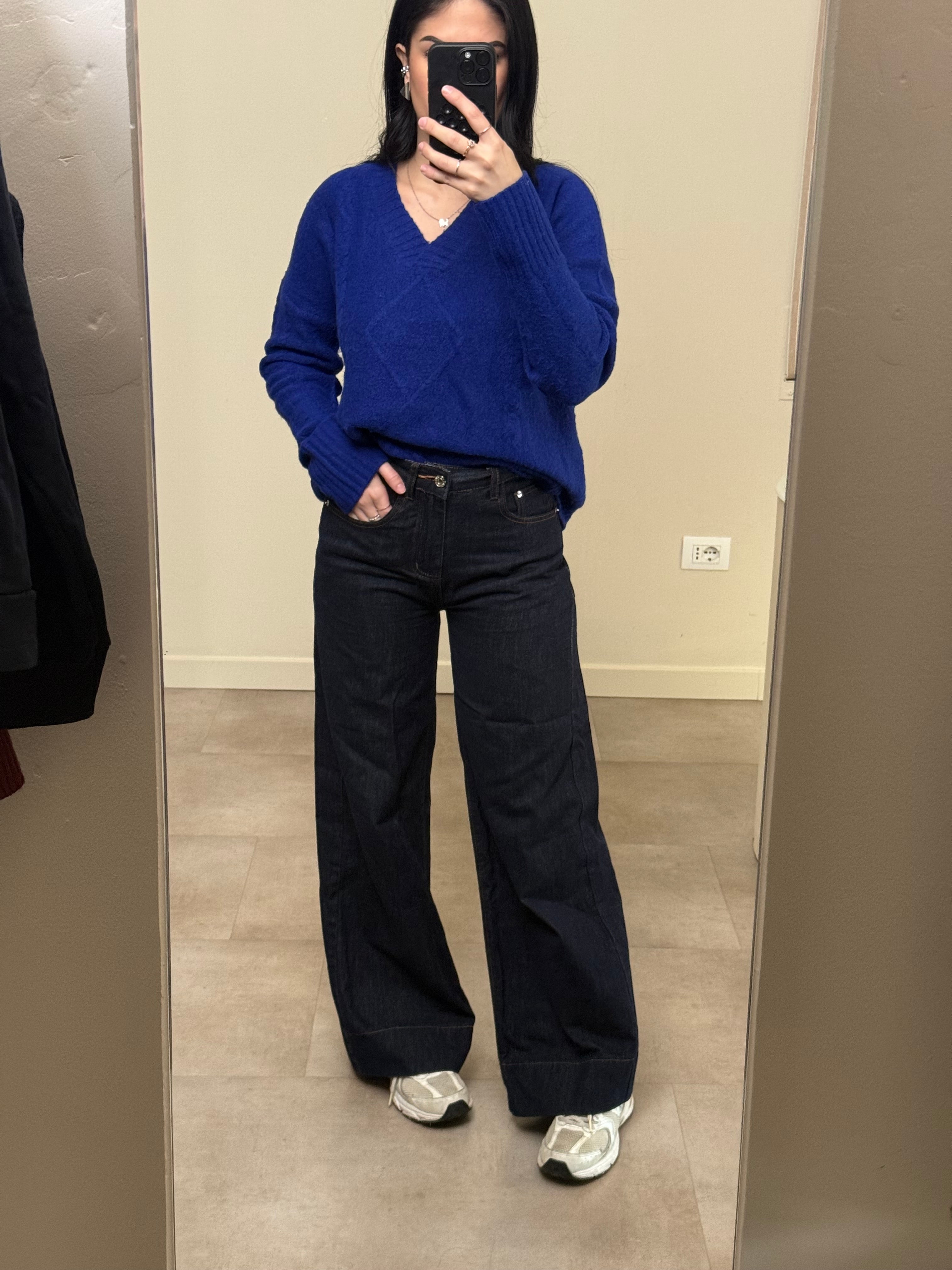 Jeans palazzo ampio