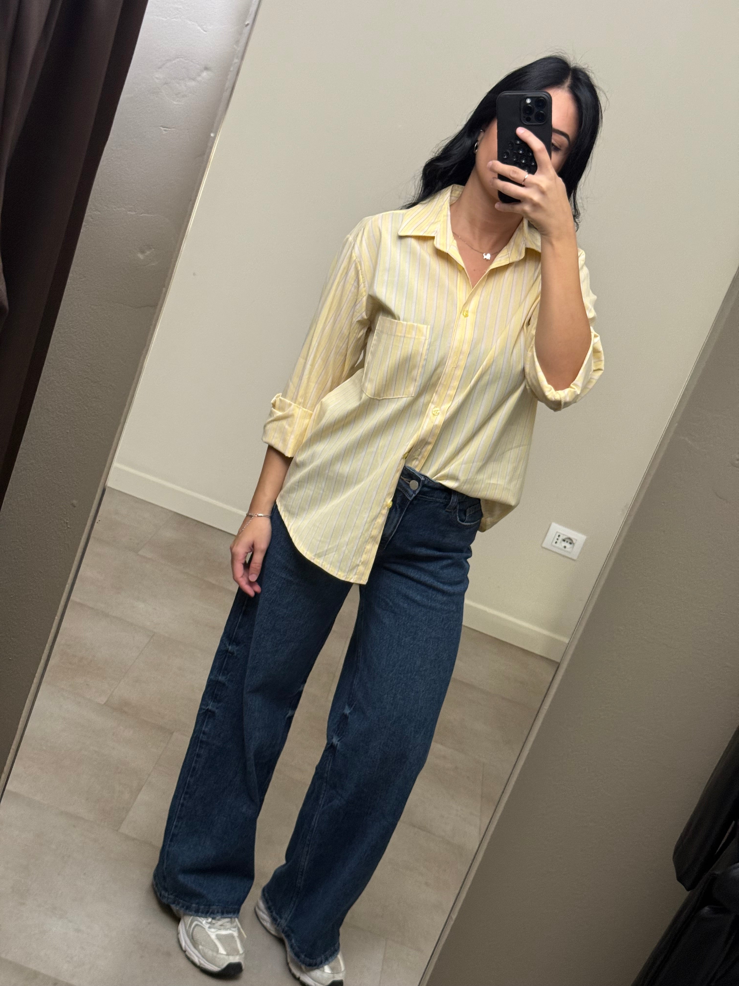 Camicia 100% cotone a righe