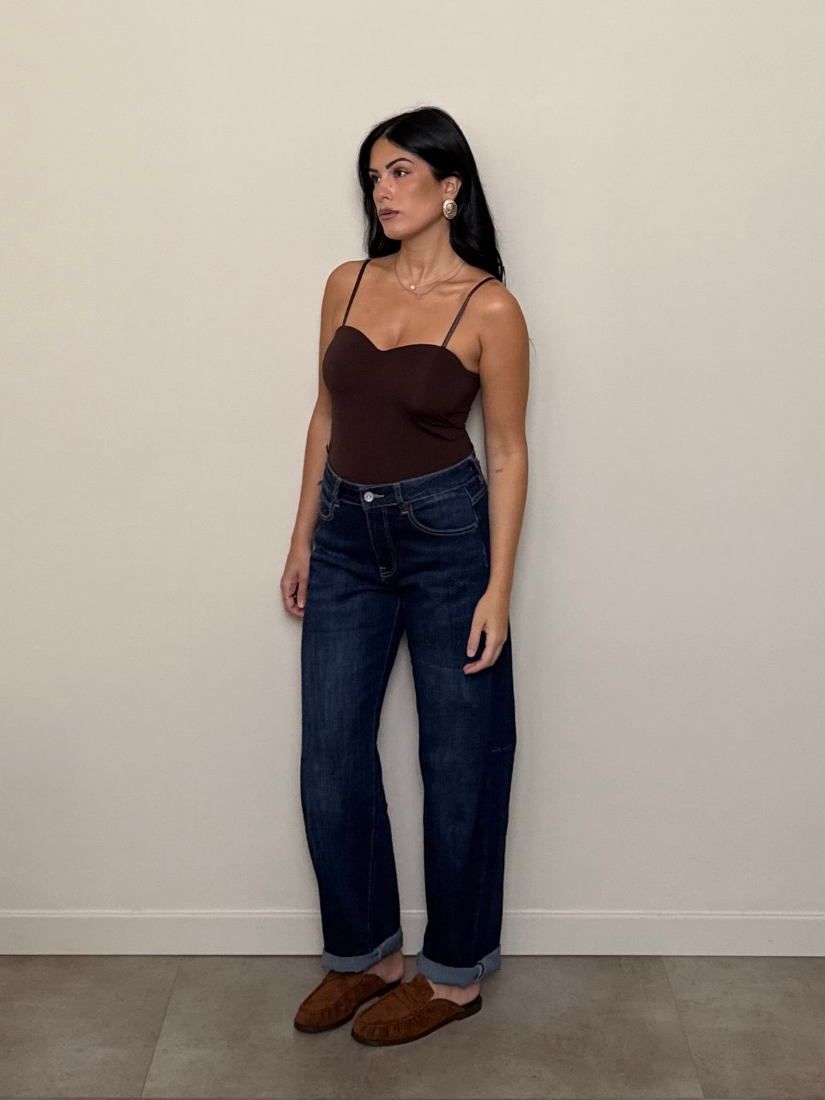 Jeans baggy blu scuro
