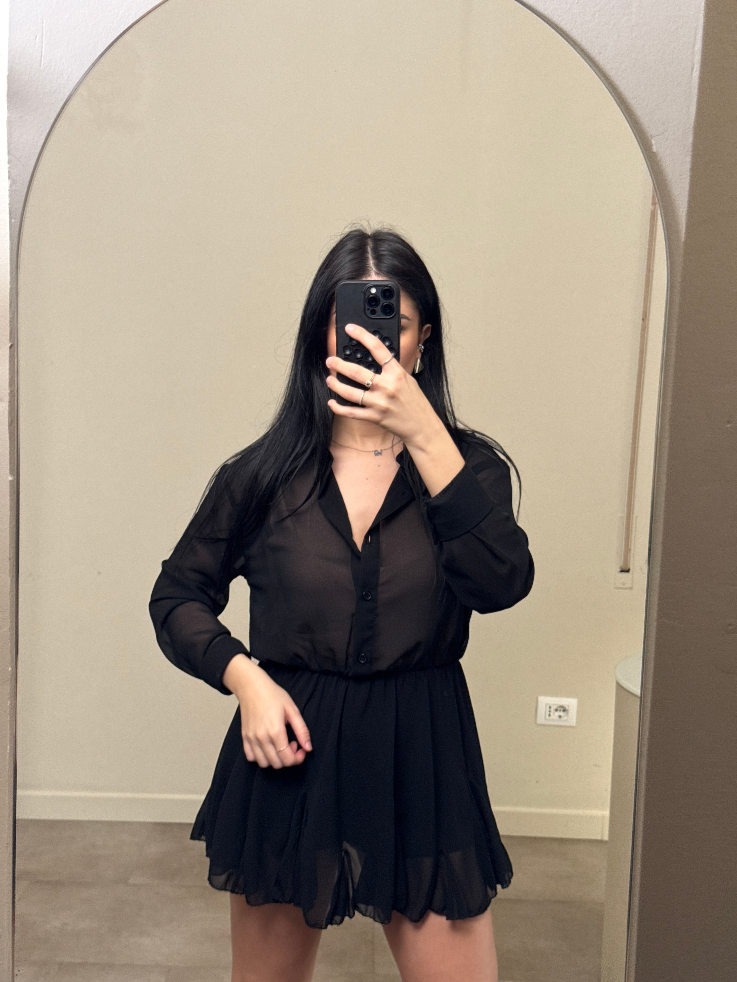 Mini dress Venere nero