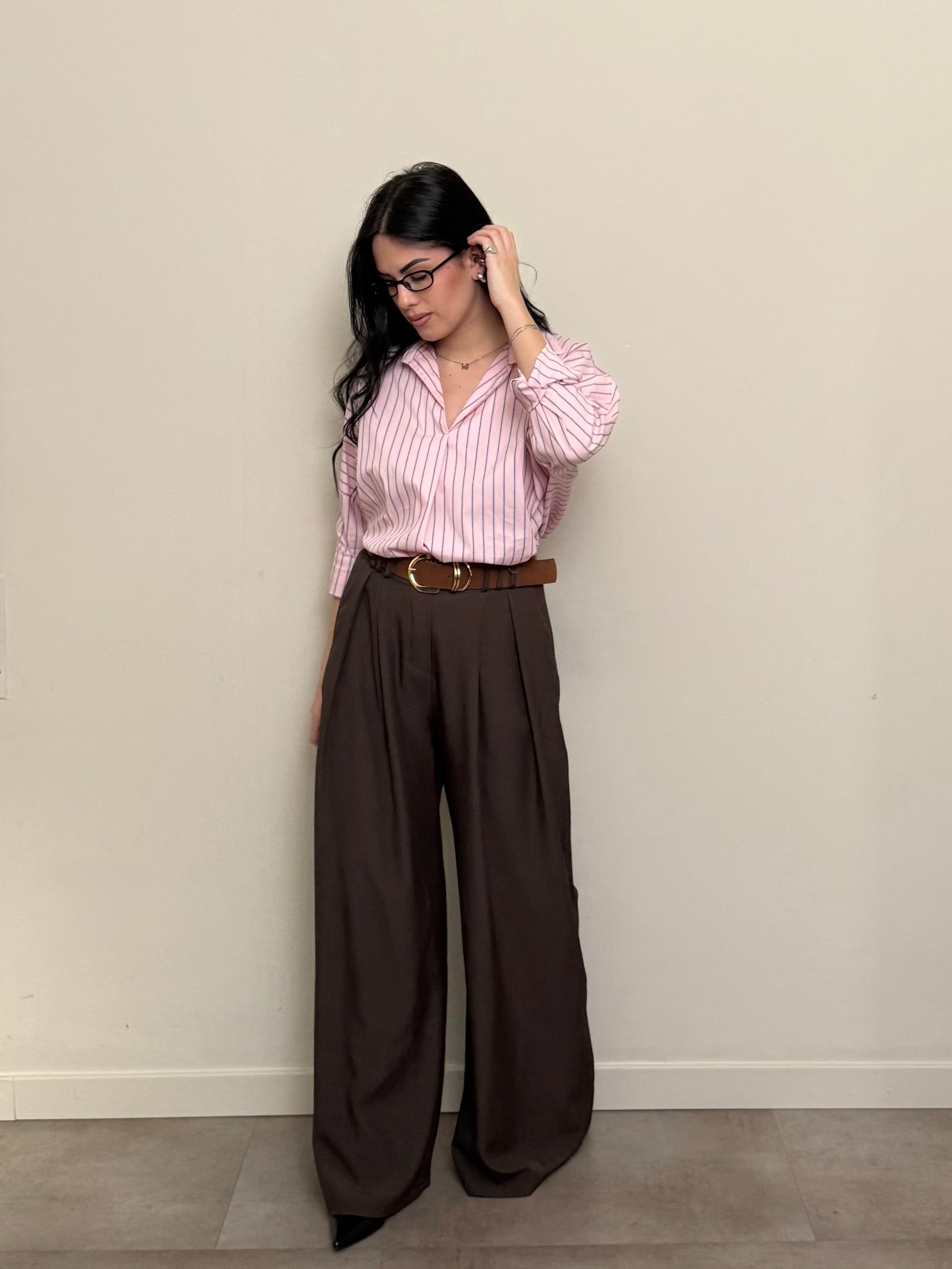 Pantalone ampio palazzo