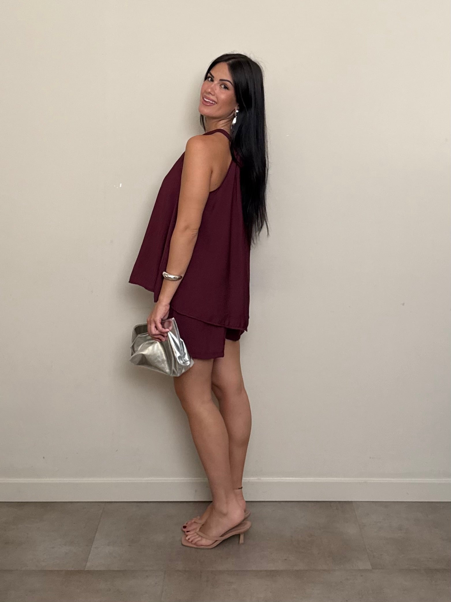 Coordinato Melany bordeaux