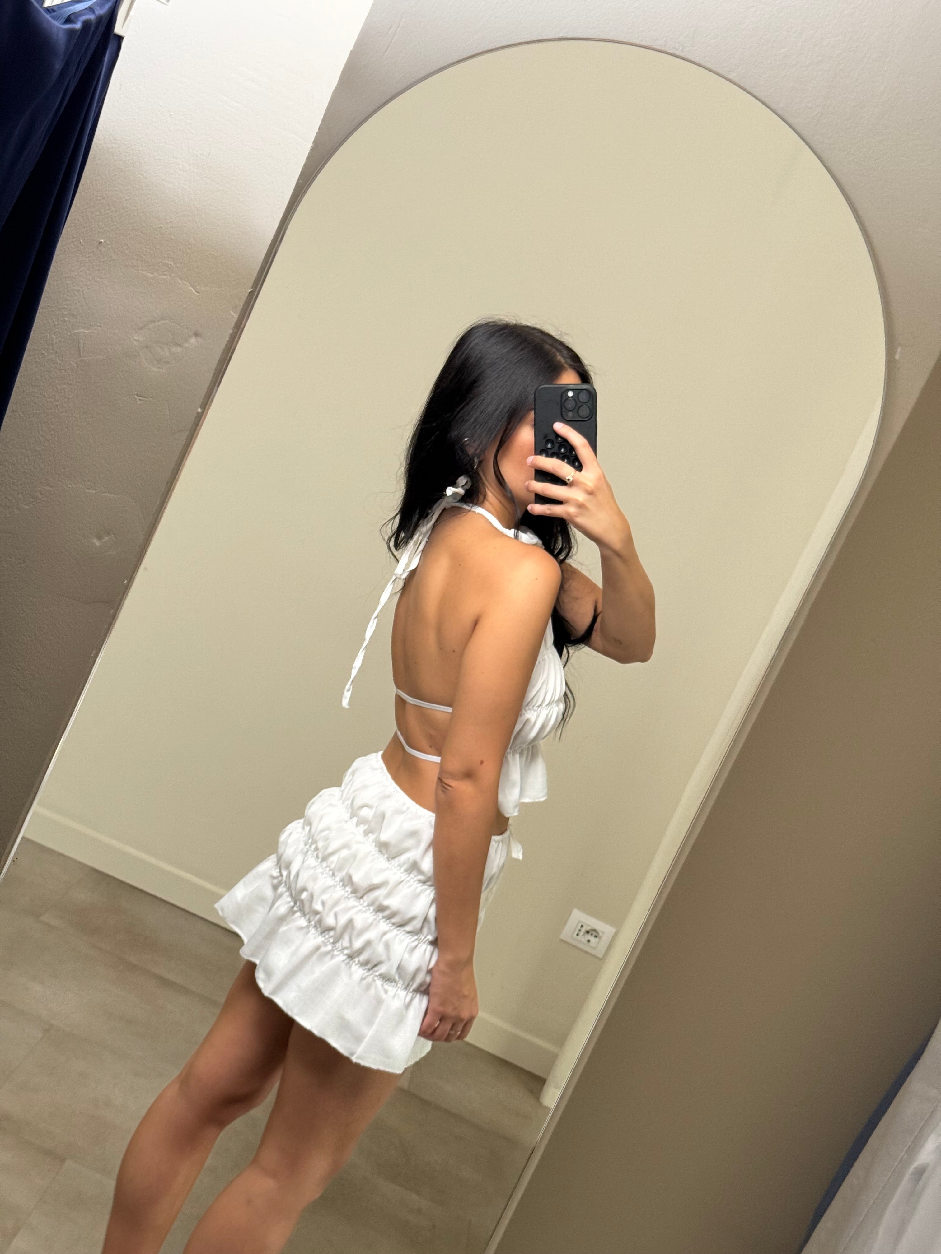 Coordinato arricciato