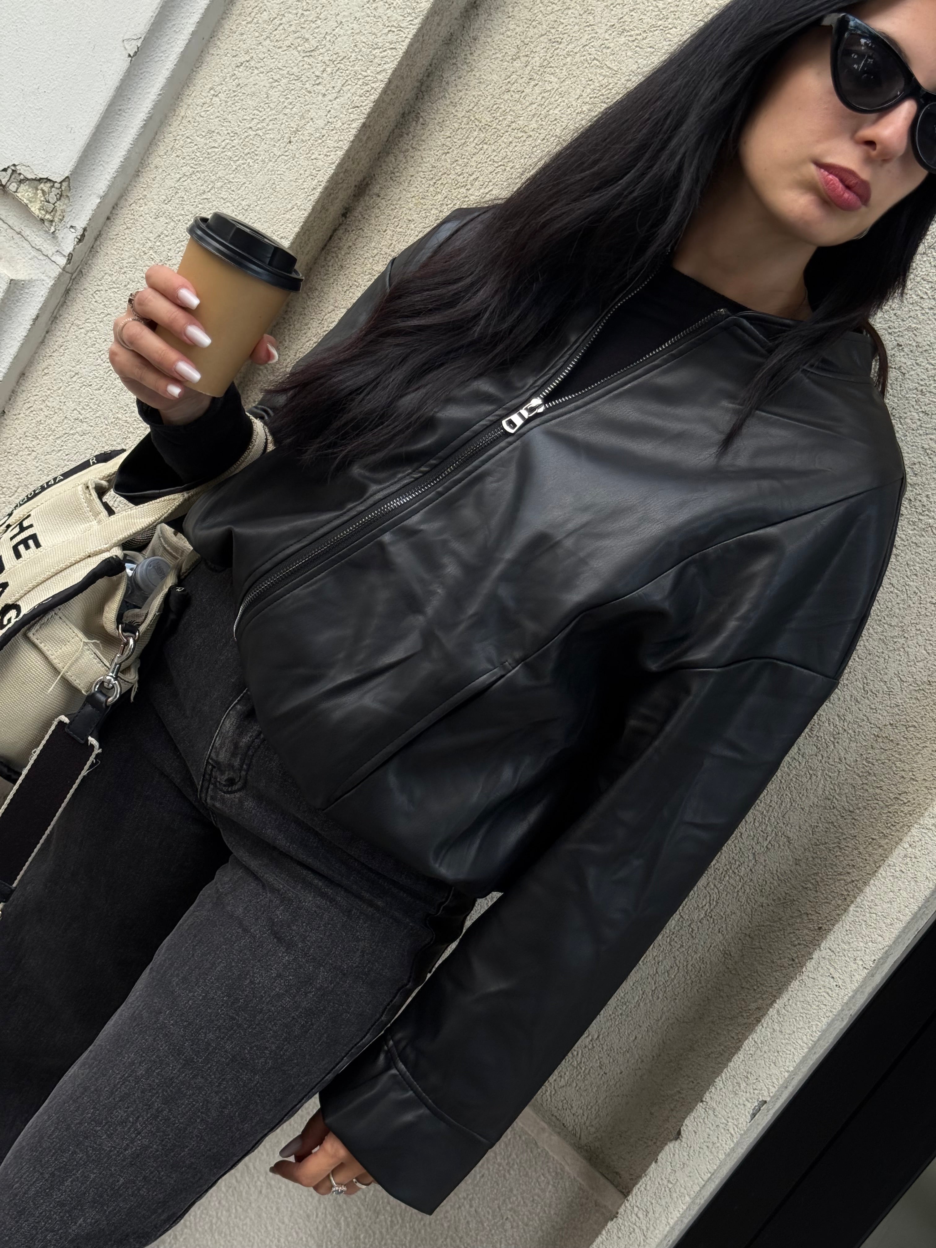 Bomber ecopelle