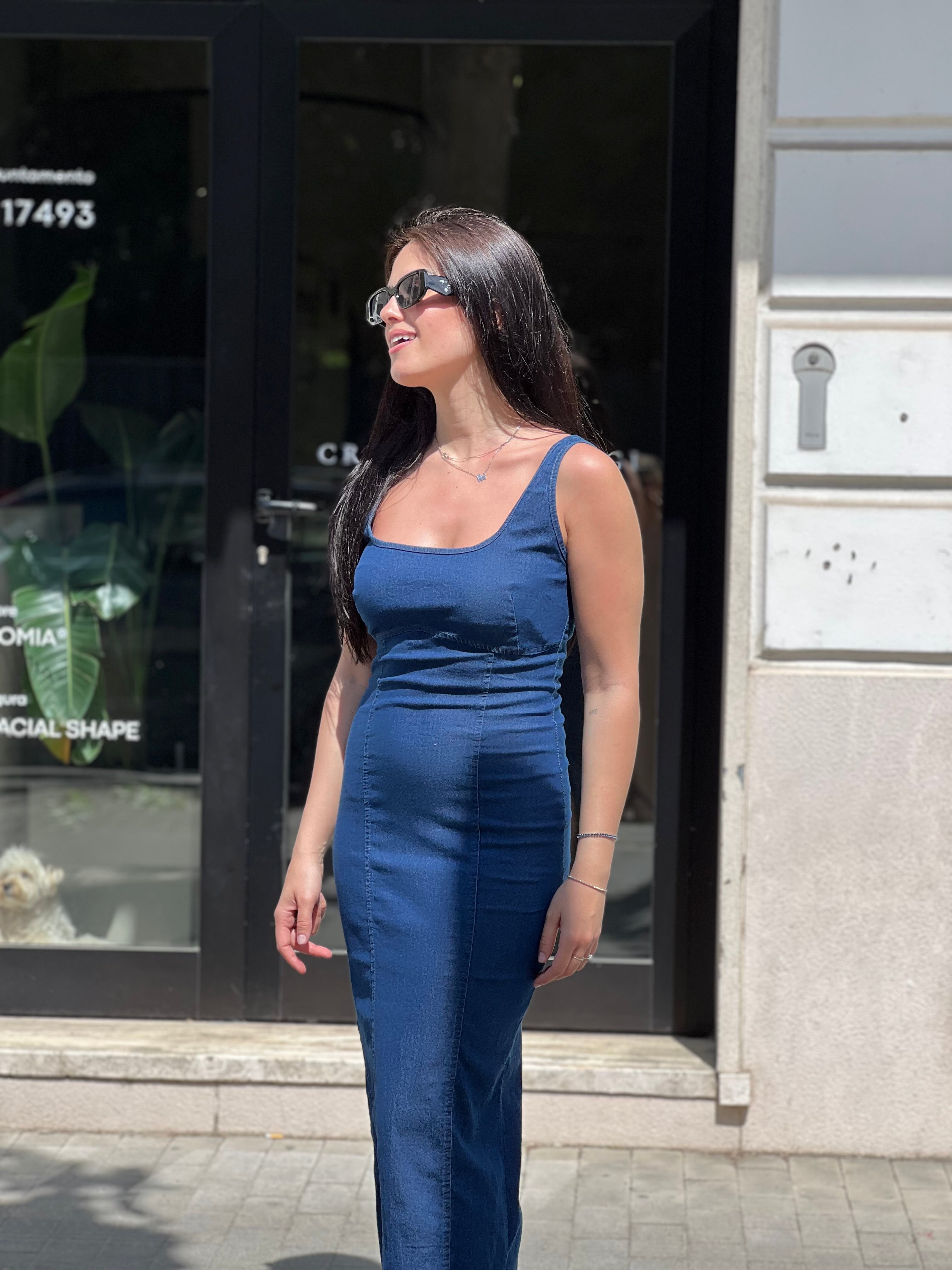 Abito jeans canotta
