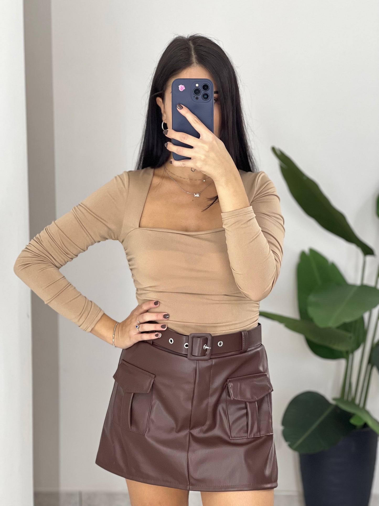 Shorts gonna ecopelle