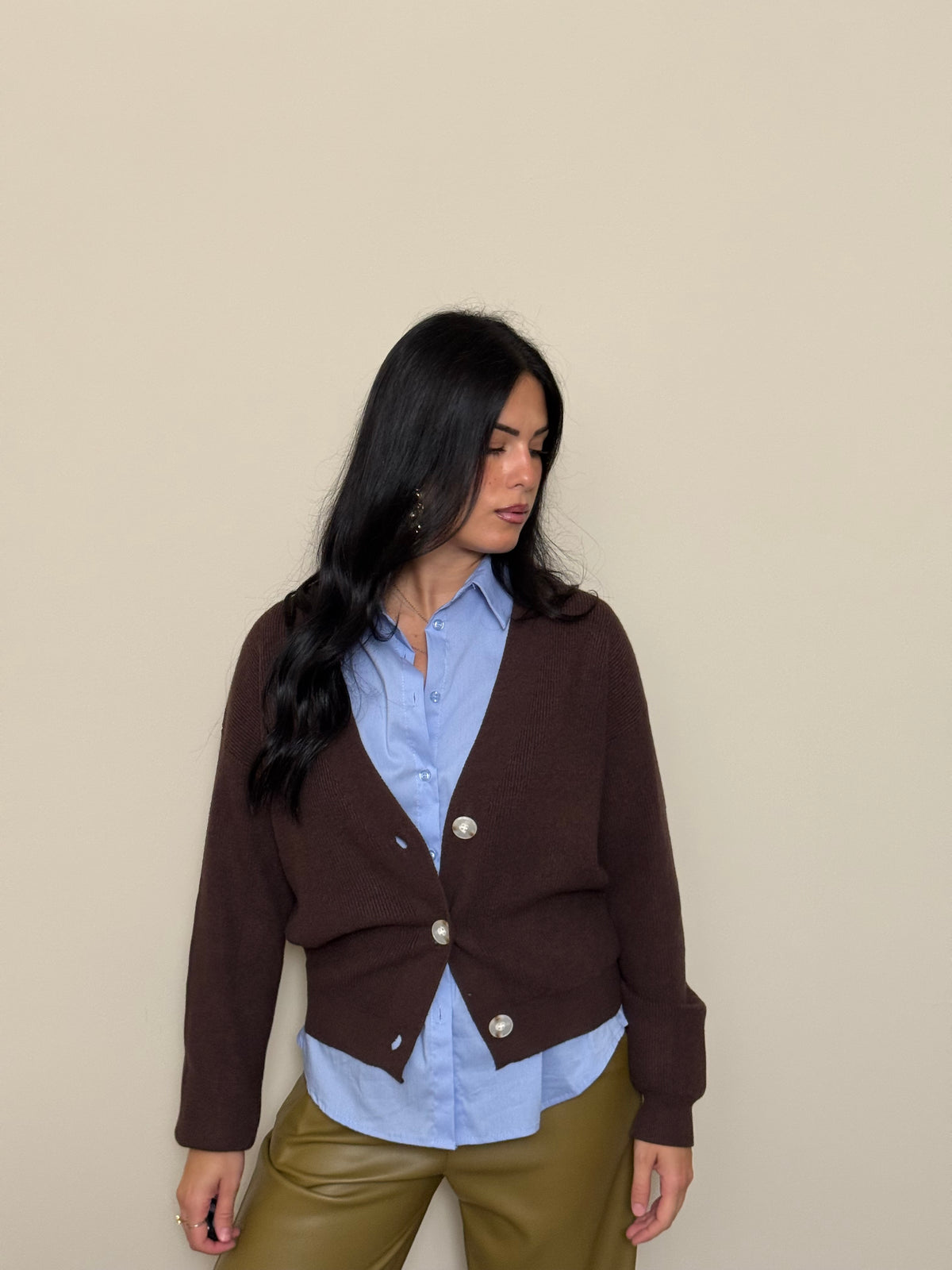 Cardigan cioccolato
