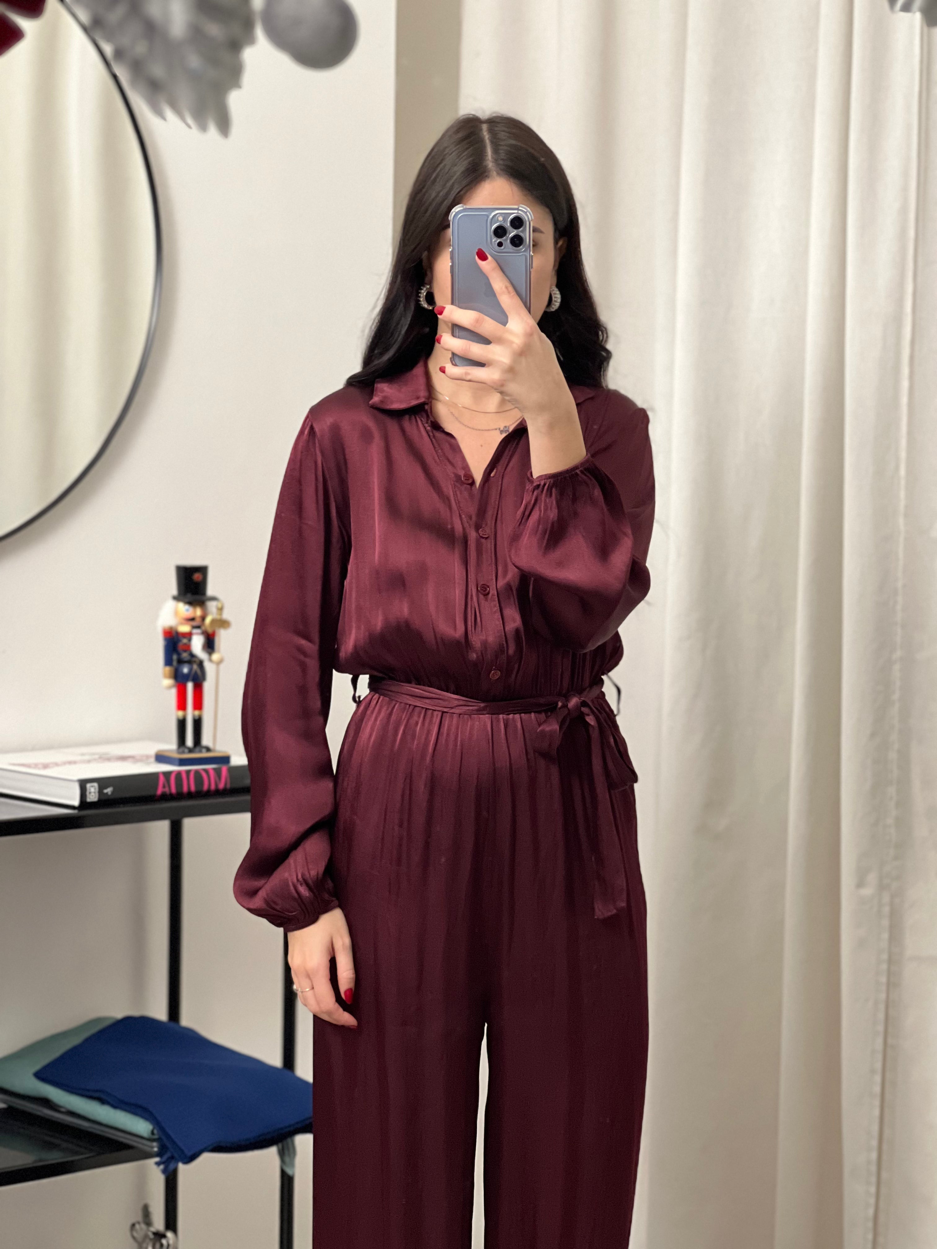 Jumpsuit bordeaux
