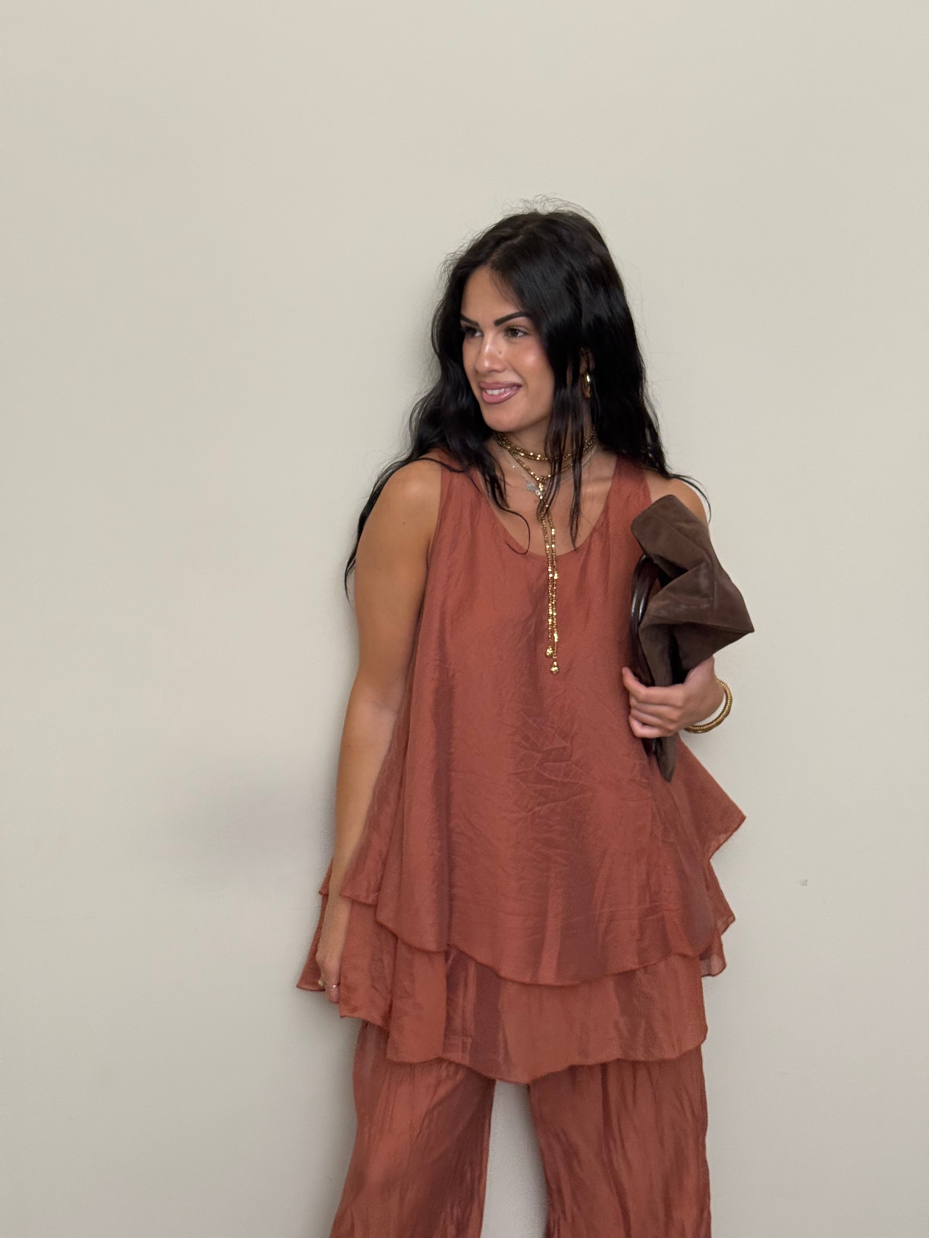Coordinato Ilary ruggine