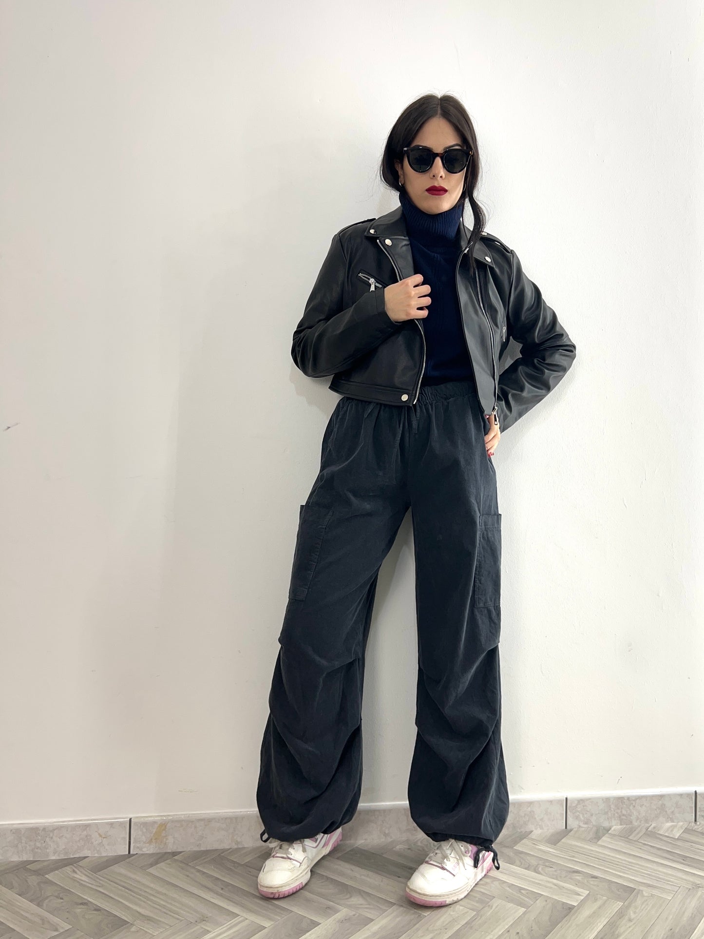 Pantalone velluto cargo