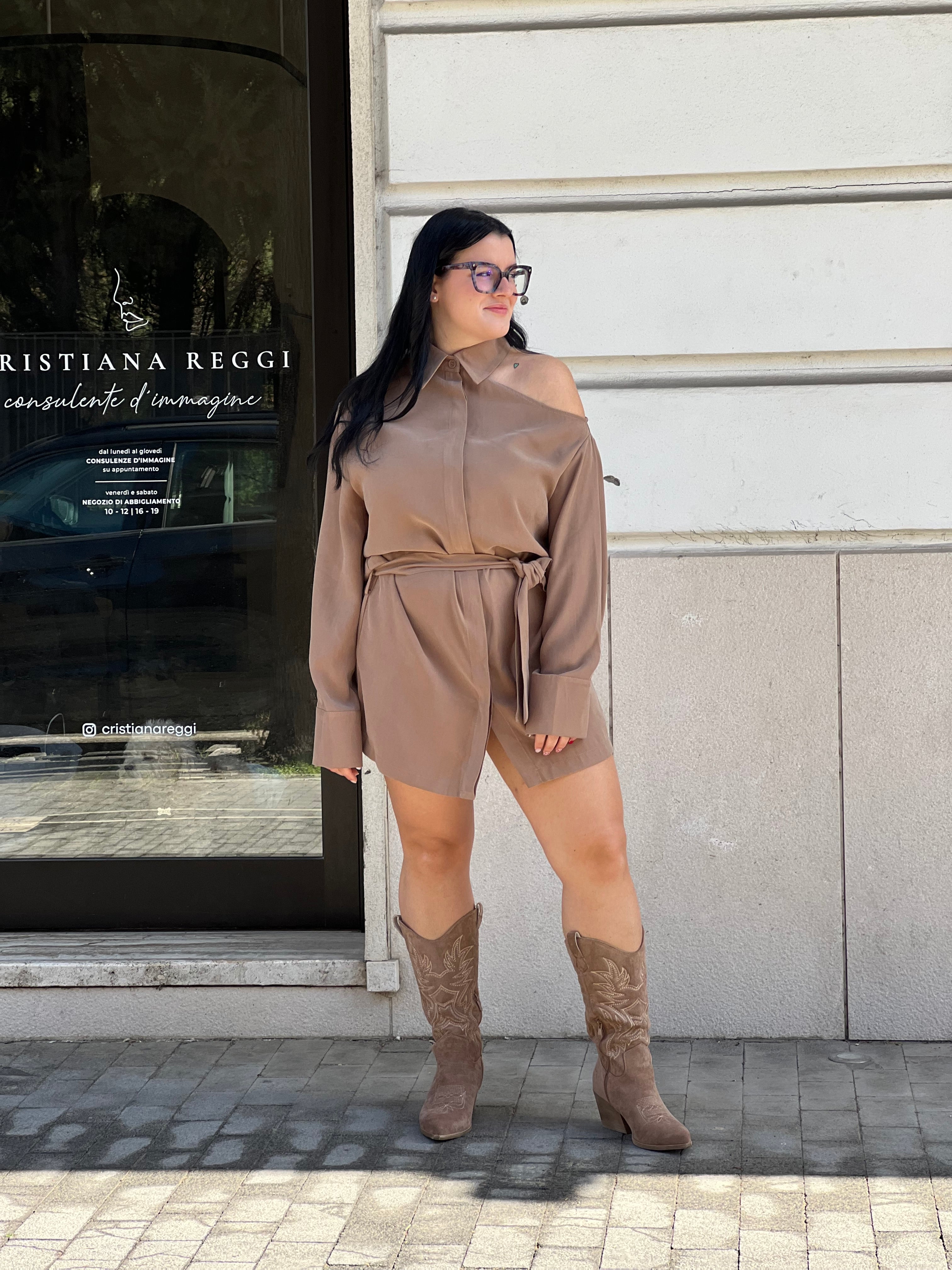 Abito camicia cut Lumina