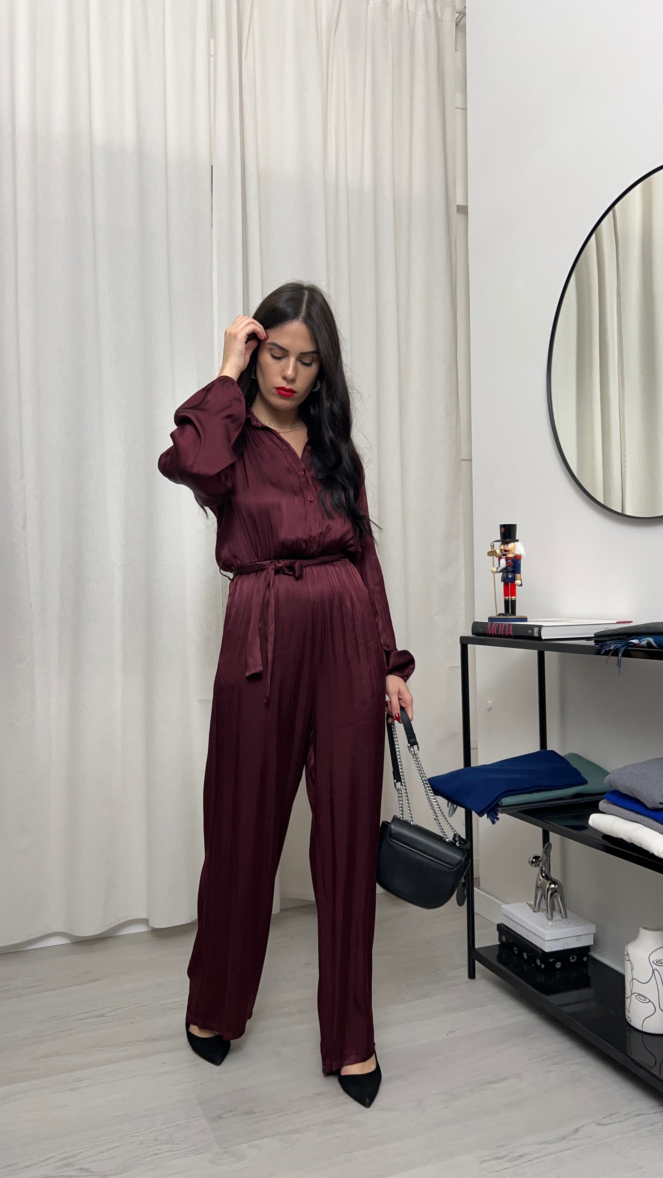 Jumpsuit bordeaux