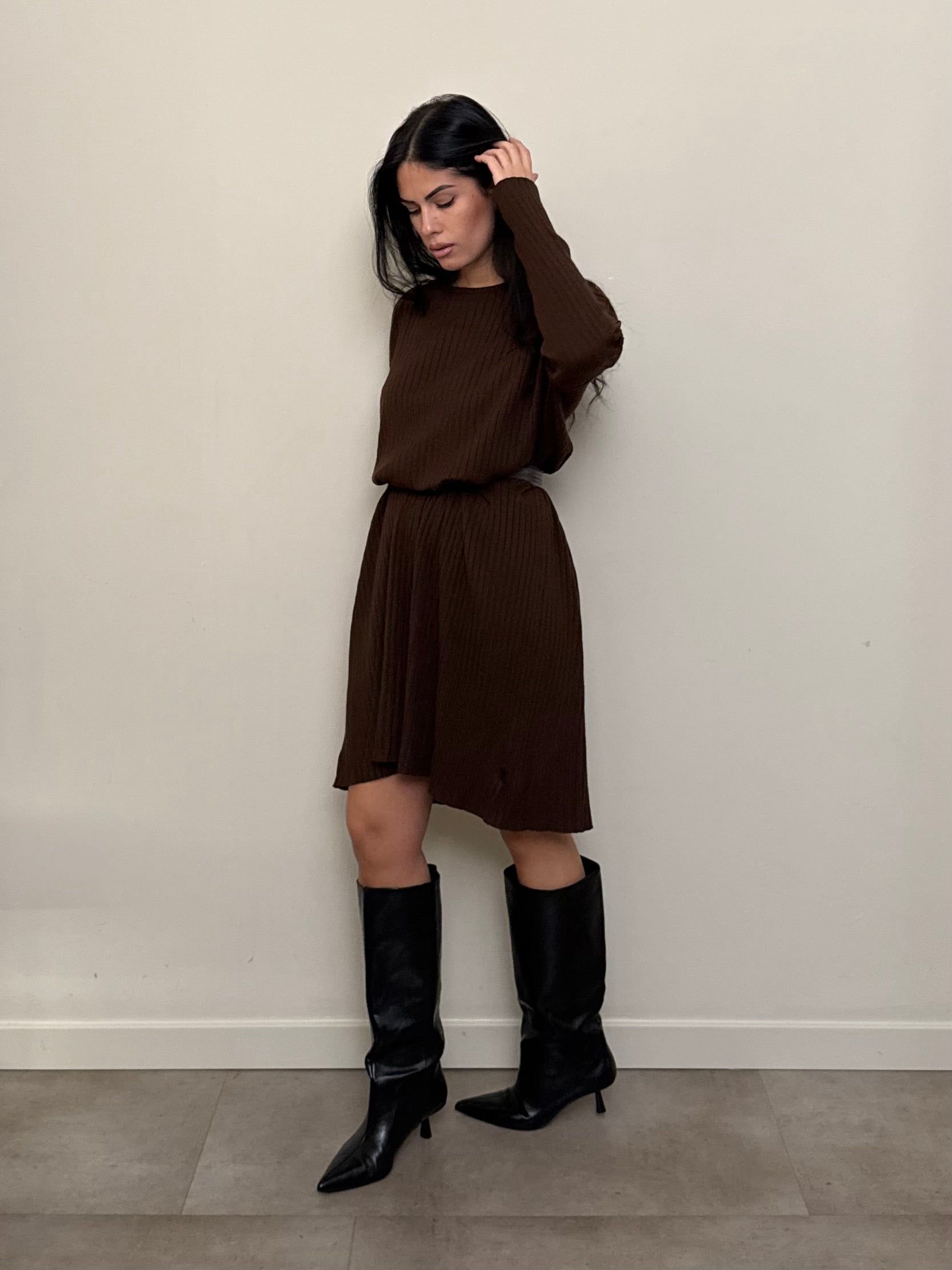 Abito costine morbido