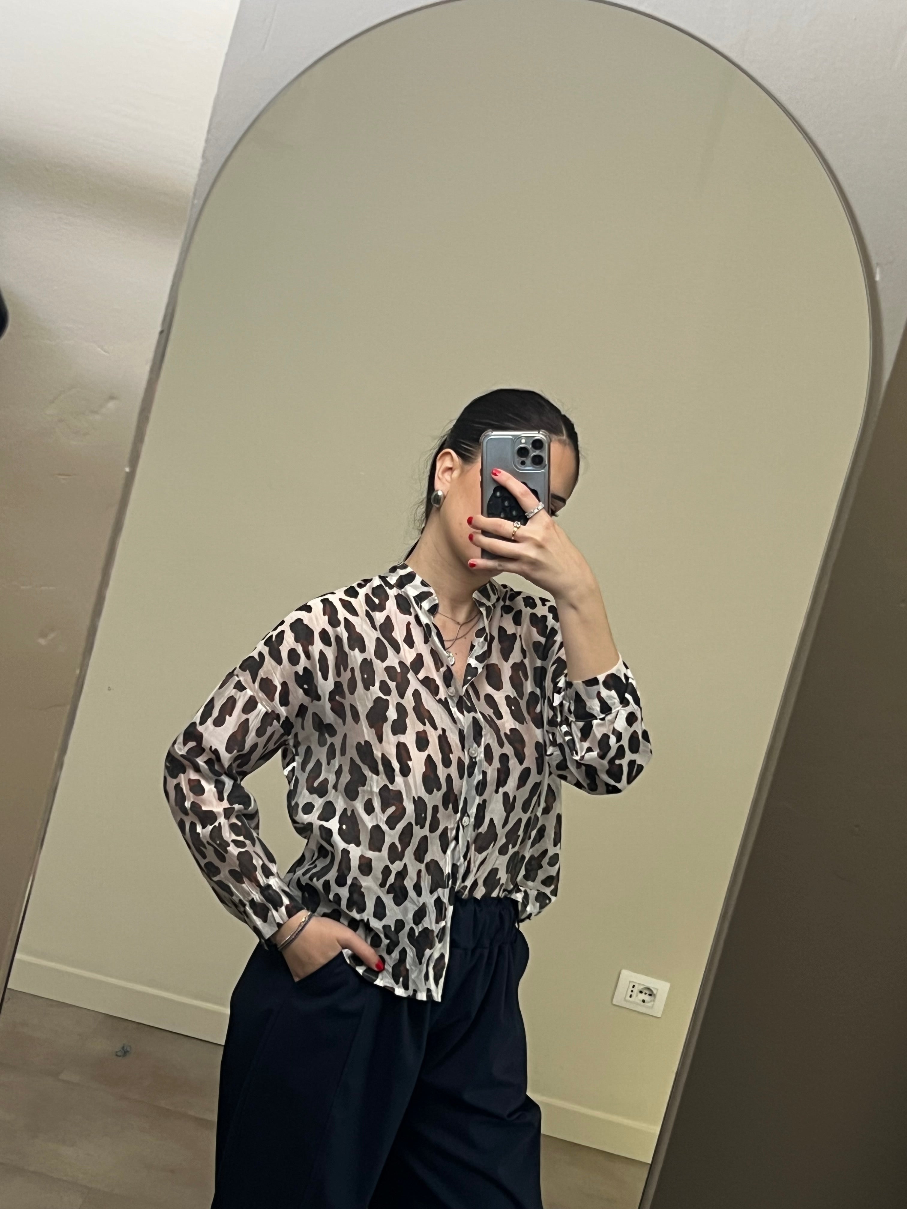 Camicia leopardata