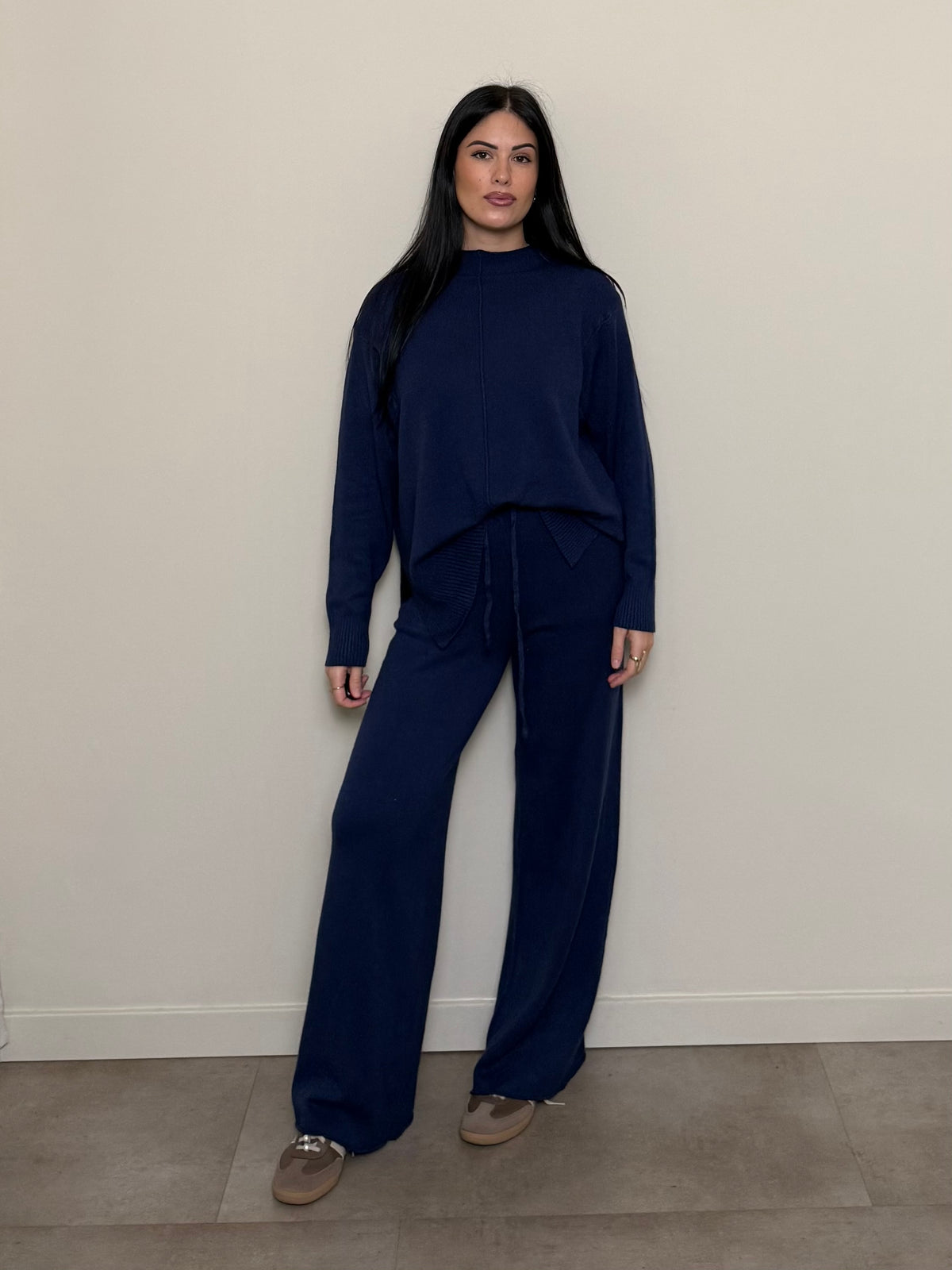 Coordinato tuta blu
