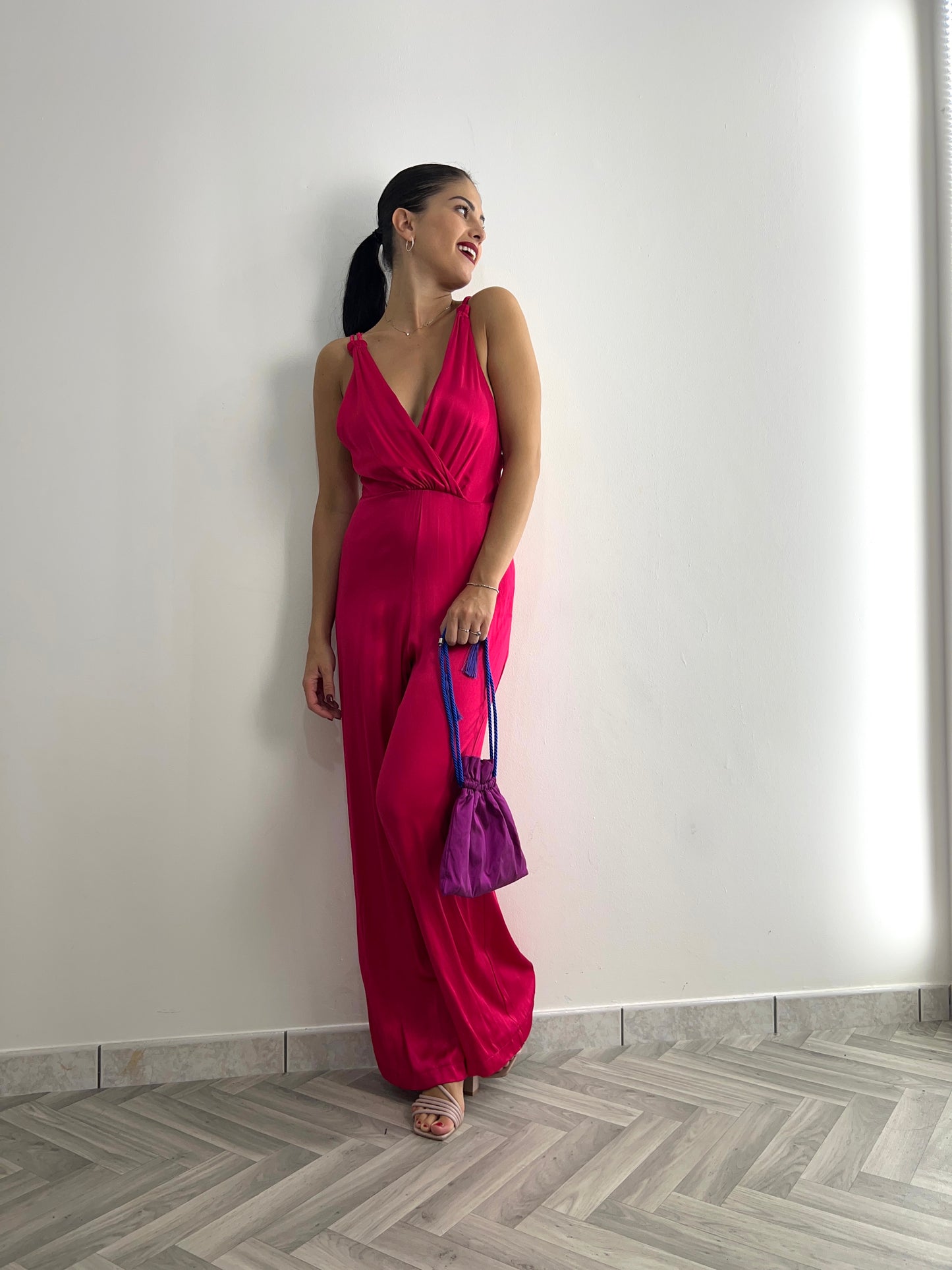 Jumpsuit fucsia