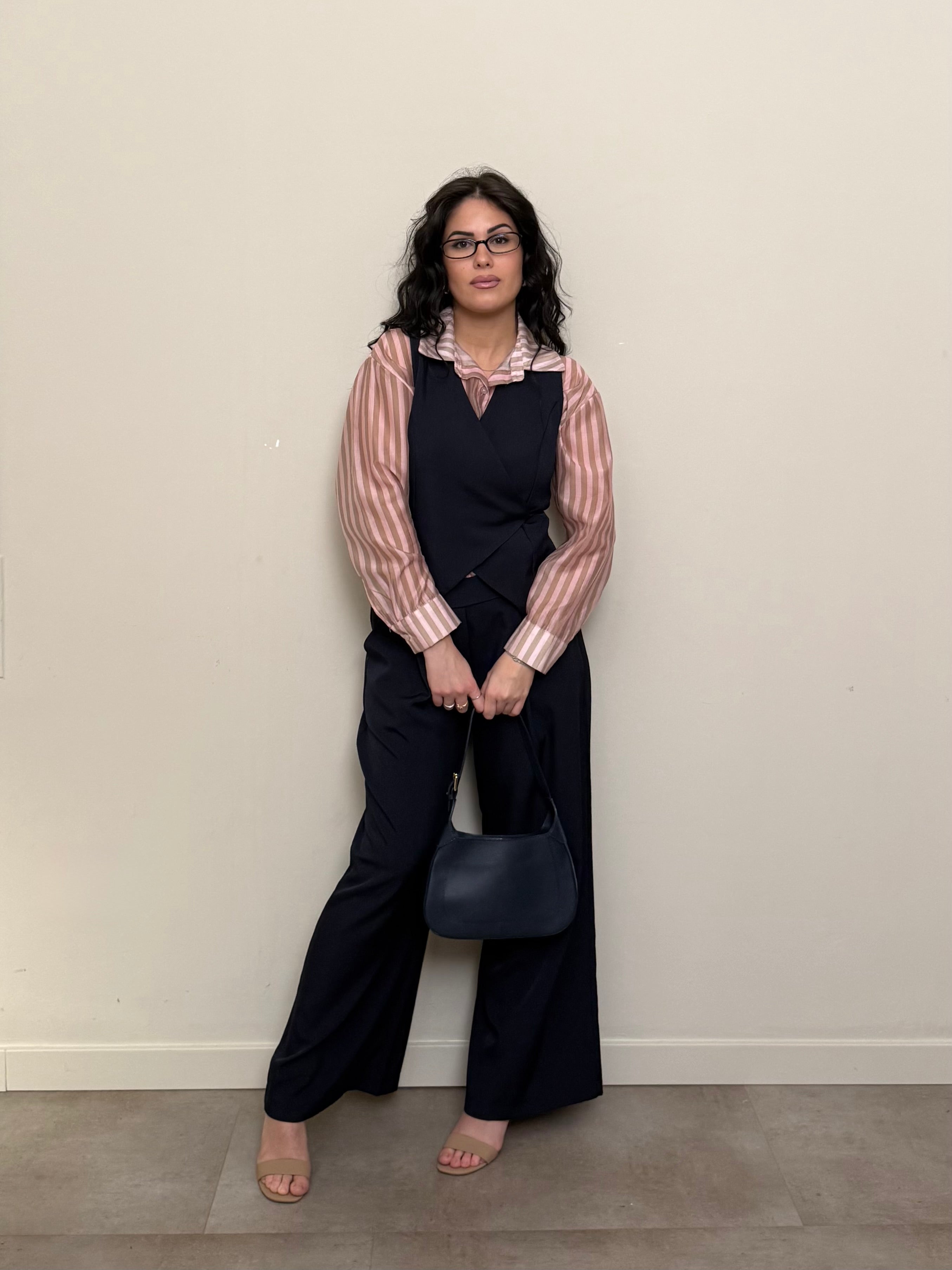 Coordinato gilet blu